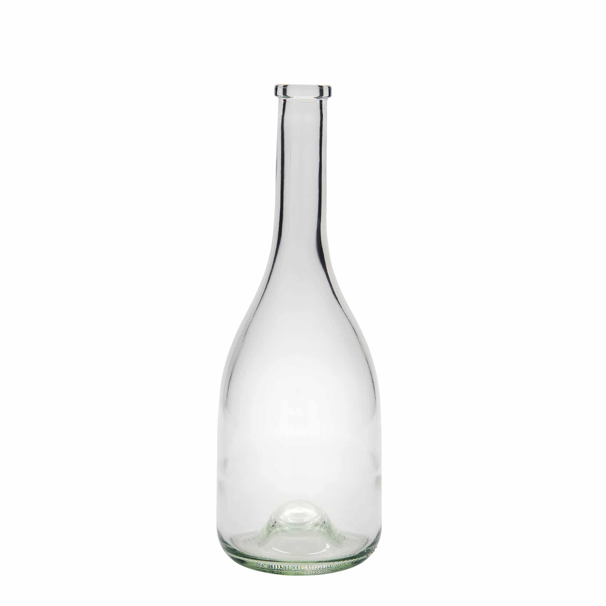 Glazen fles 'Rustica', 750 ml, monding: kurk Glazen fles 'Rustica', 750 ml, monding: kurk