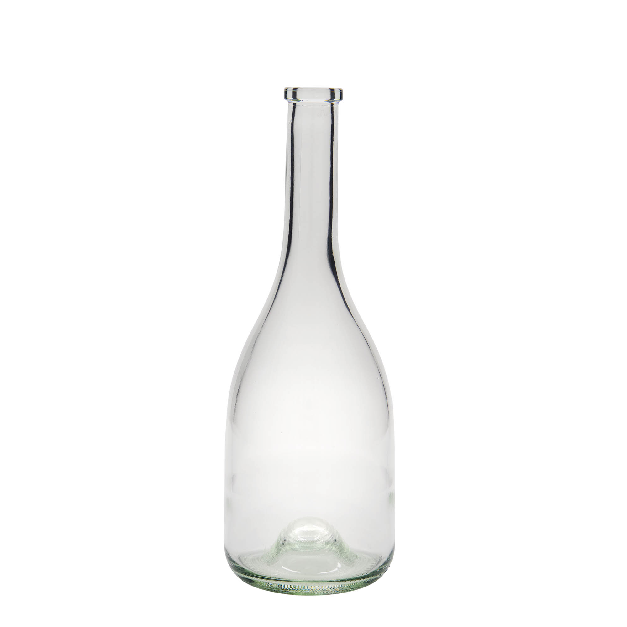 750 ml glazen fles 'Rustica', hals: kurk