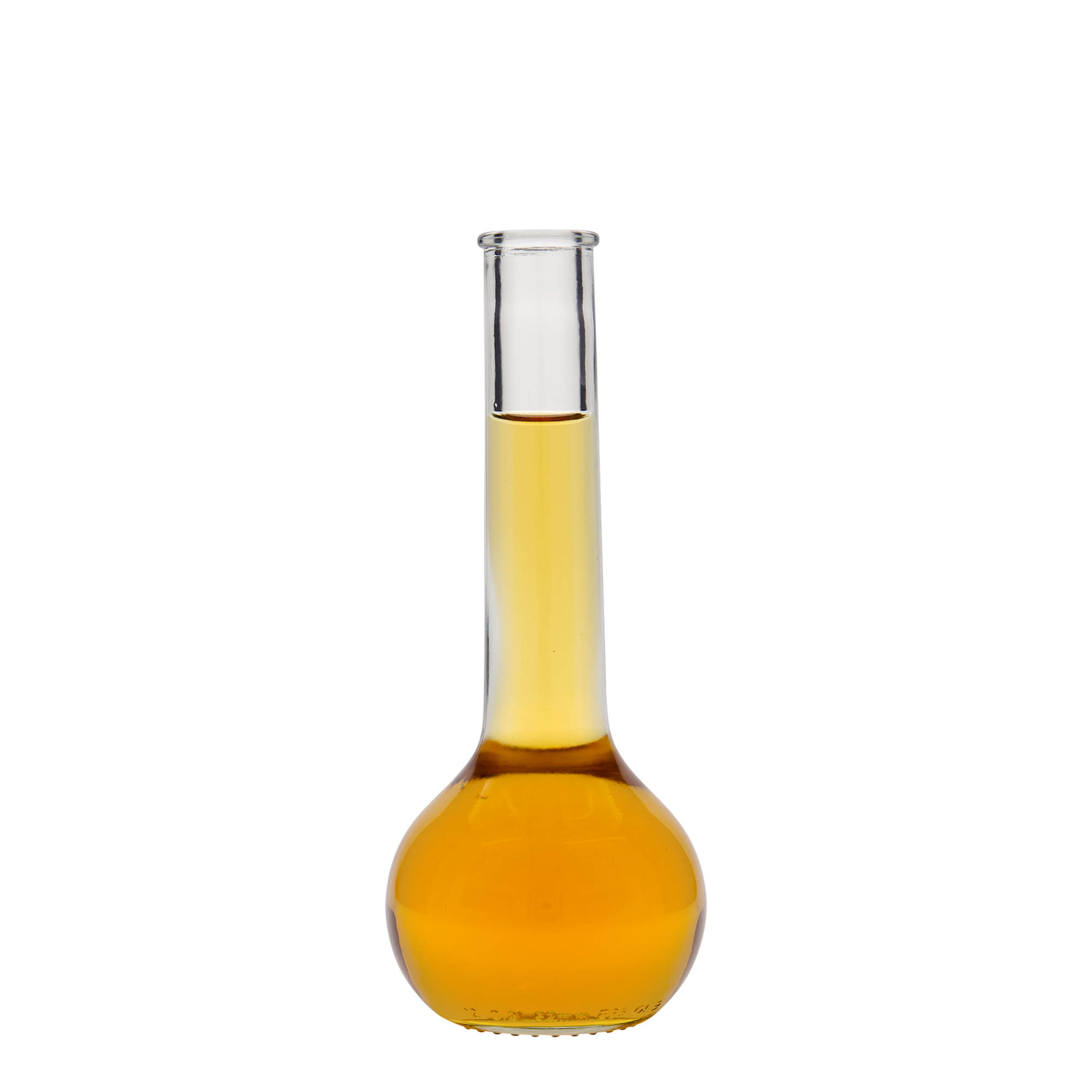 200 ml glazen fles 'Tulipano', hals: kurk