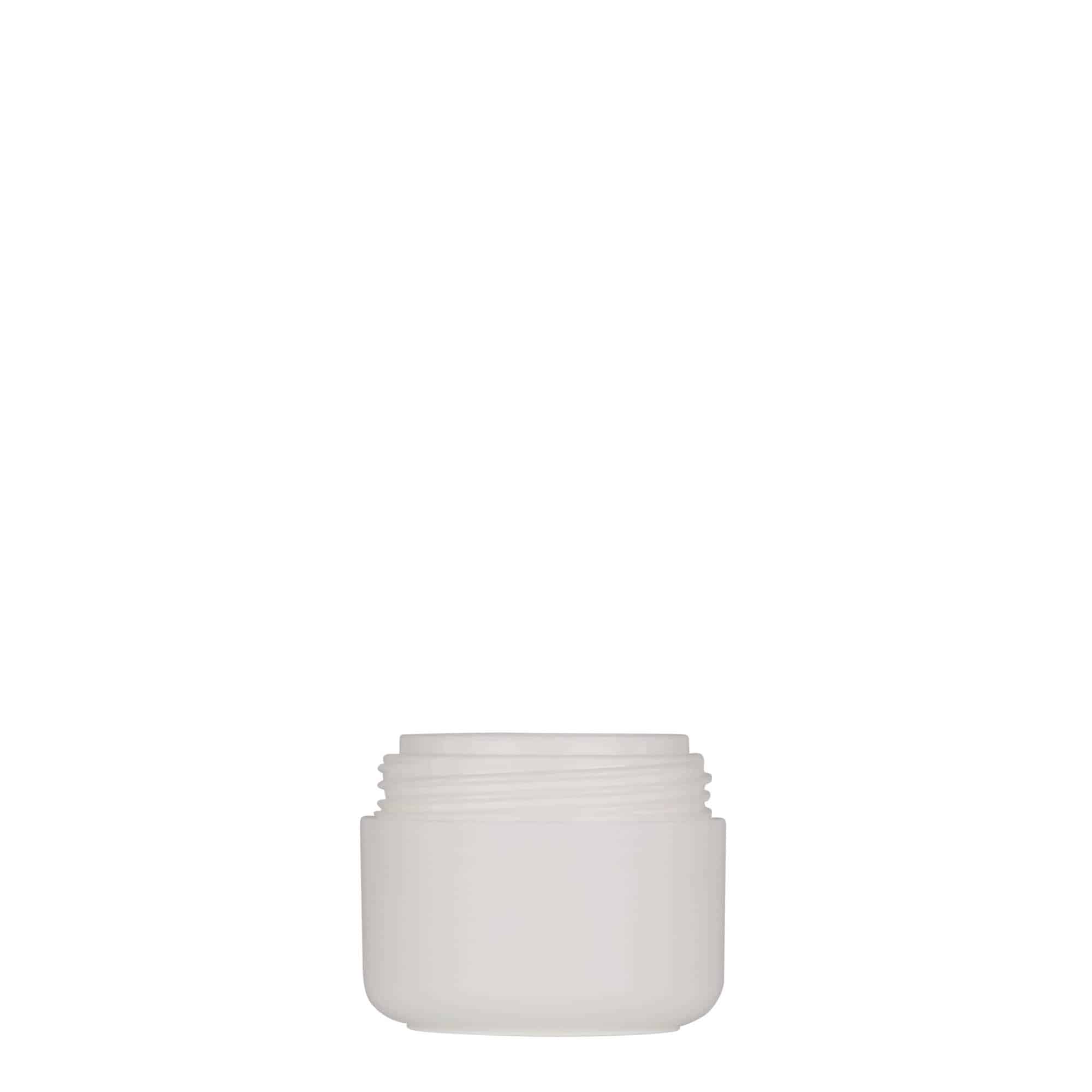 Plastic pot 'Bianca', 30 ml, PP, wit, monding: schroefsluiting