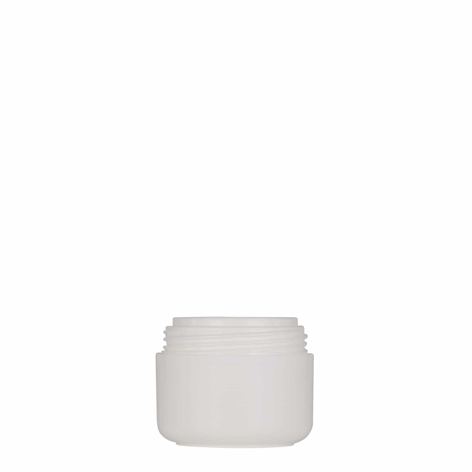 30 ml kunststofpot 'Bianca', PP, wit, opening: schroefdop