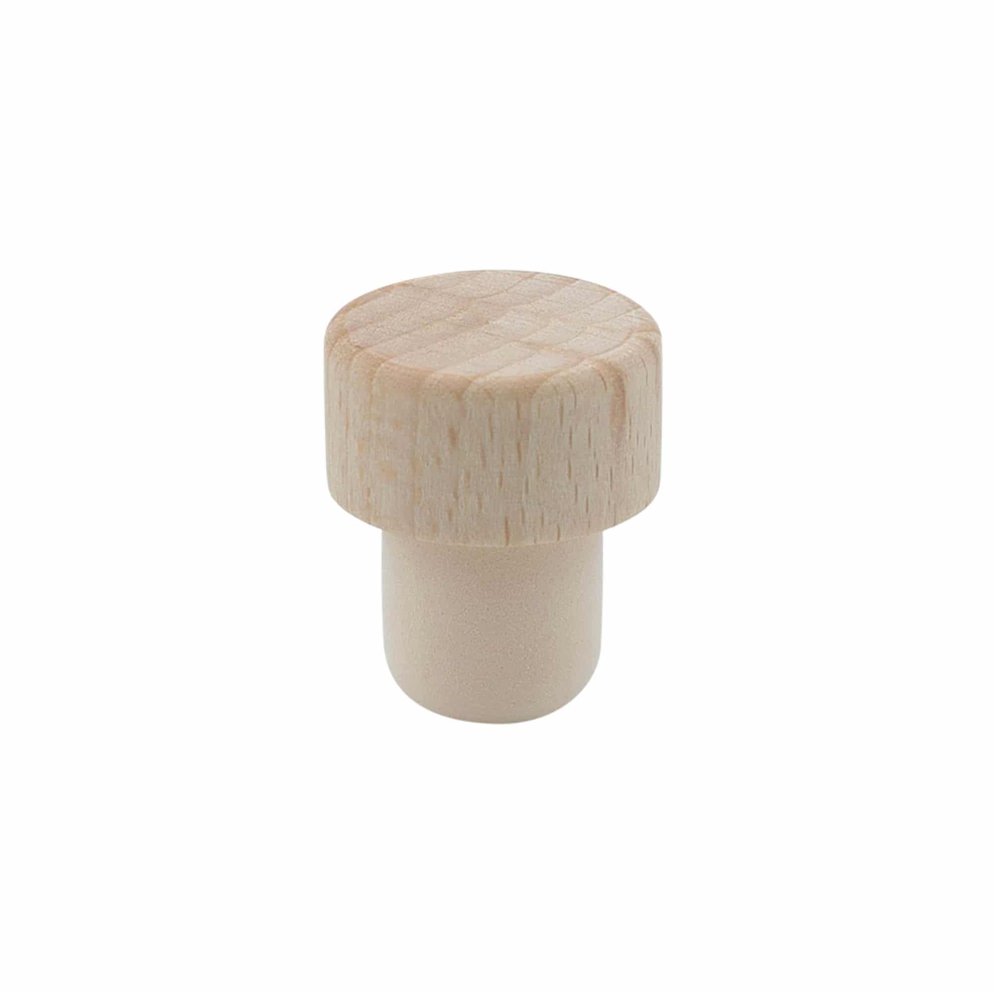 Dopkurk, 19 mm, hout/kunststof, voor monding: kurk