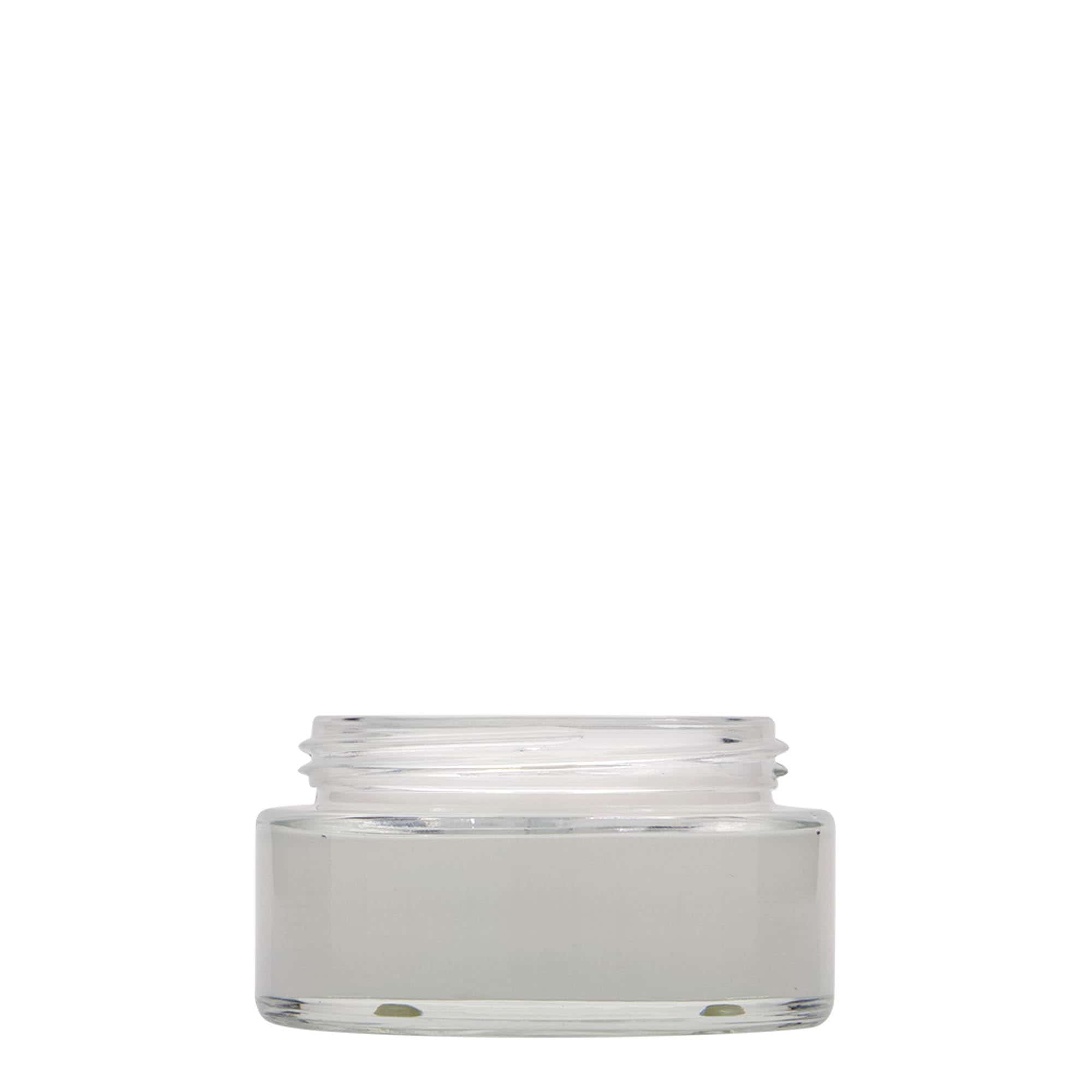 100 ml potje 'Clear Edition', glas, opening: schroefdop