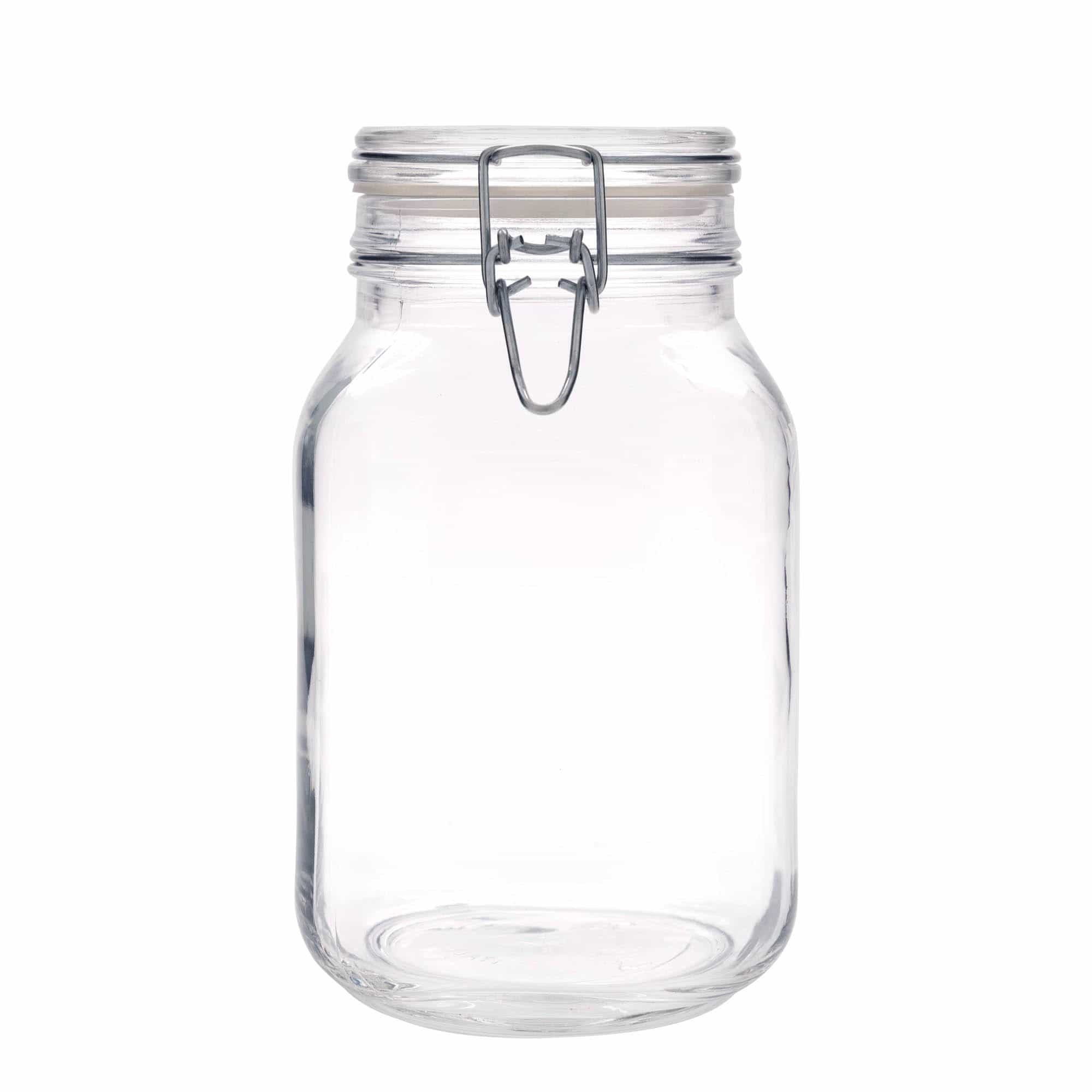 Pot met beugelsluiting 'Fido', 2000 ml, vierkant, monding: beugelsluiting Pot met beugelsluiting 'Fido', 2000 ml, vierkant, monding: beugelsluiting