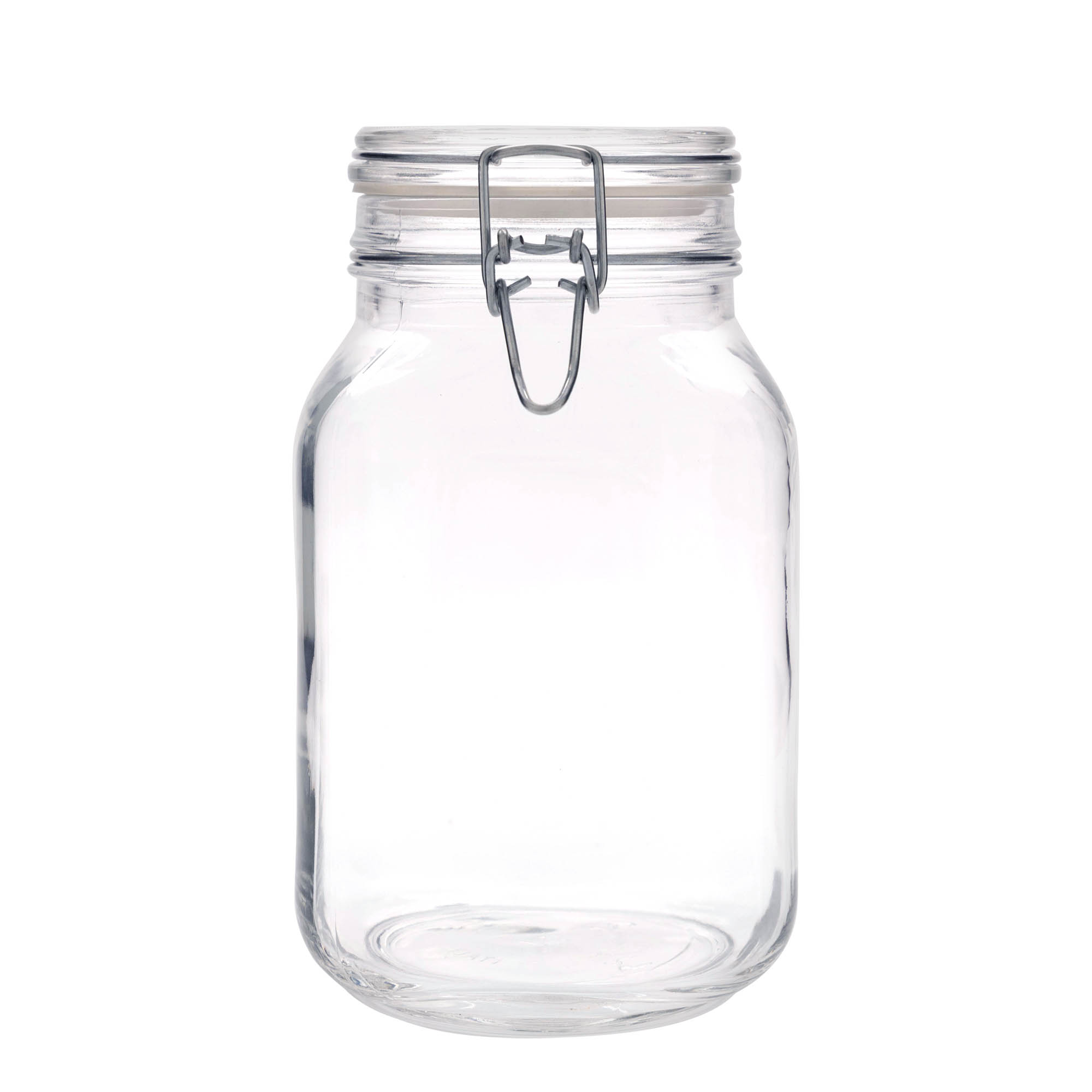 2.000 ml Draadsluitingspot 'Fido', vierkant, opening: draadsluitingsluiting