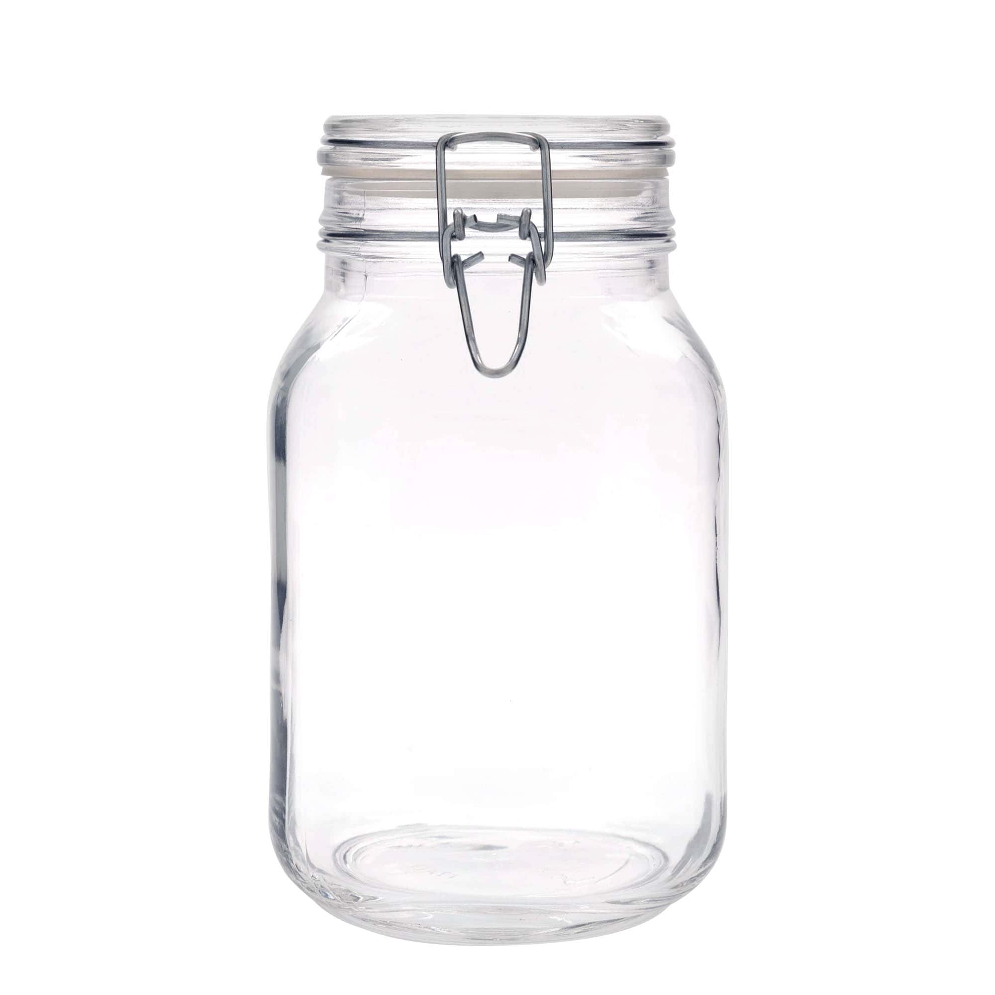 2.000 ml Draadsluitingspot 'Fido', vierkant, opening: draadsluitingsluiting