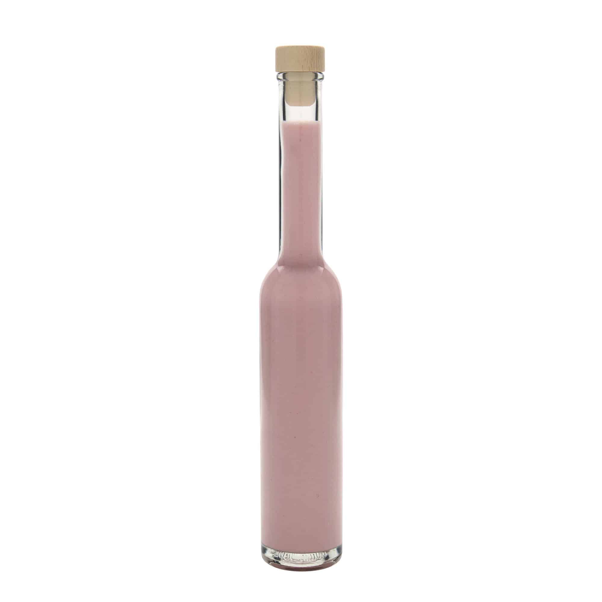 Glazen fles 'Platina', 200 ml, monding: kurk