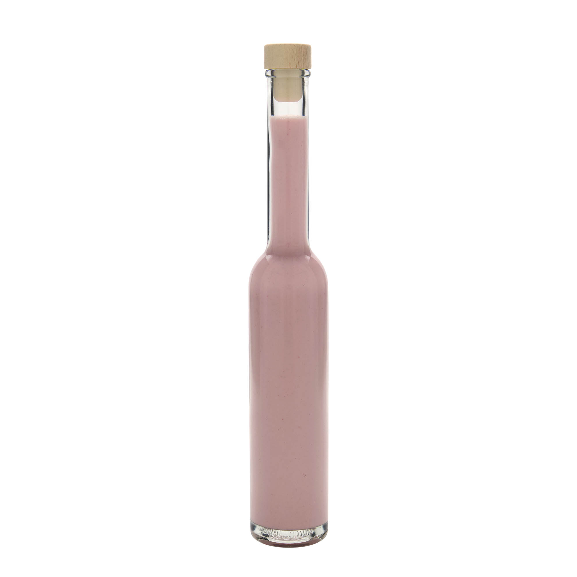 200 ml glazen fles 'Platina', opening: kurk