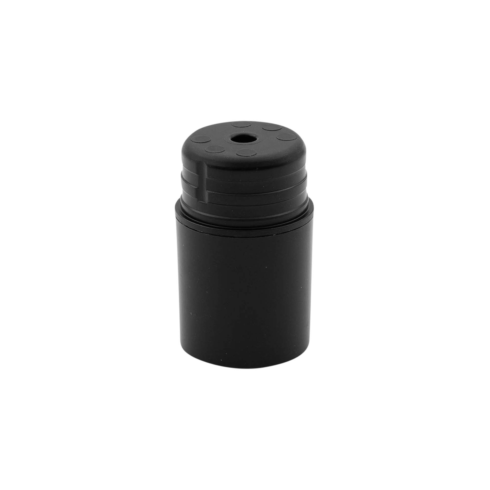 Airless Dispenser Pompkop 'Nano', PP-kunststof, zwart