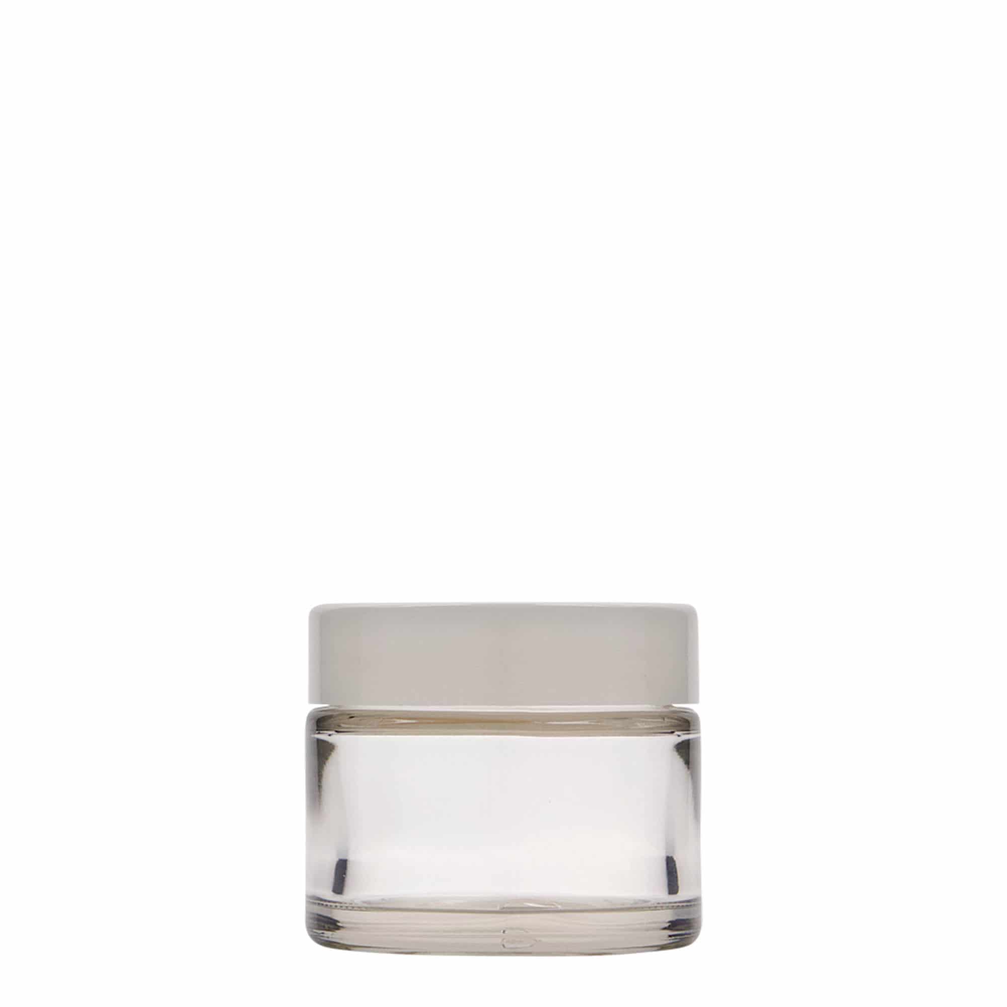50 ml potje 'Beauty', glas, opening: schroefdop