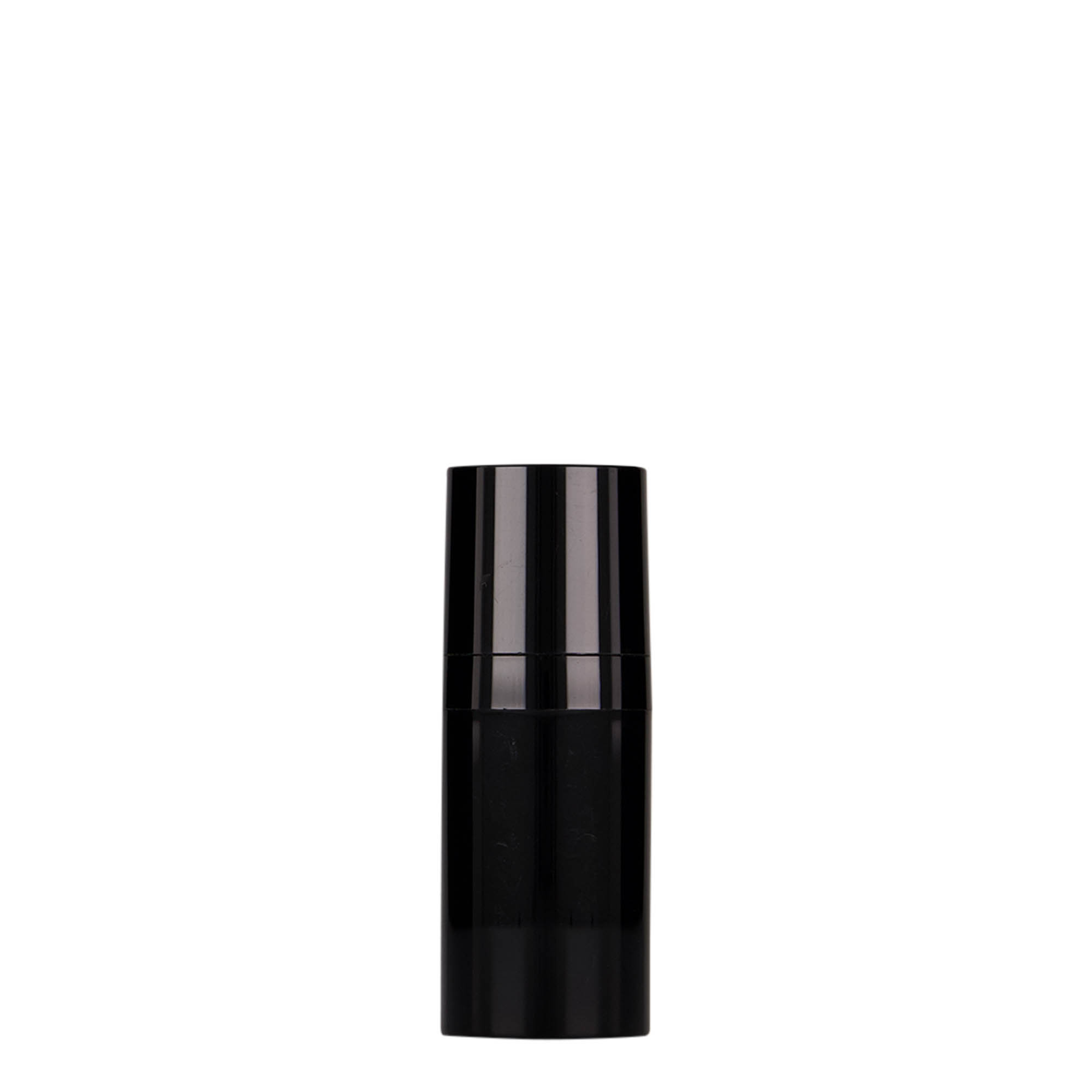 15 ml airless dispenser 'Micro', PP-kunststof, zwart