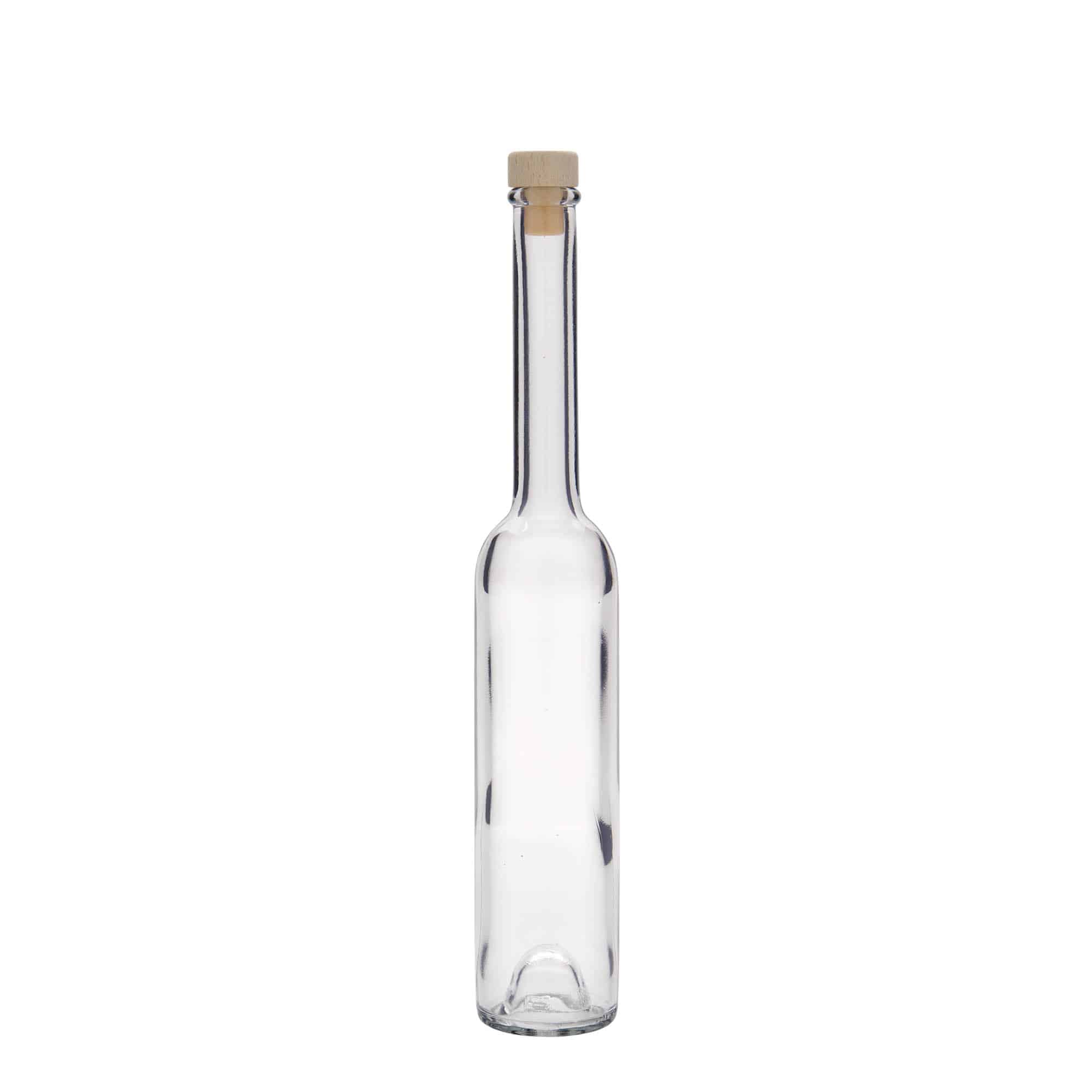 Glazen fles 'Platina', 100 ml, monding: kurk