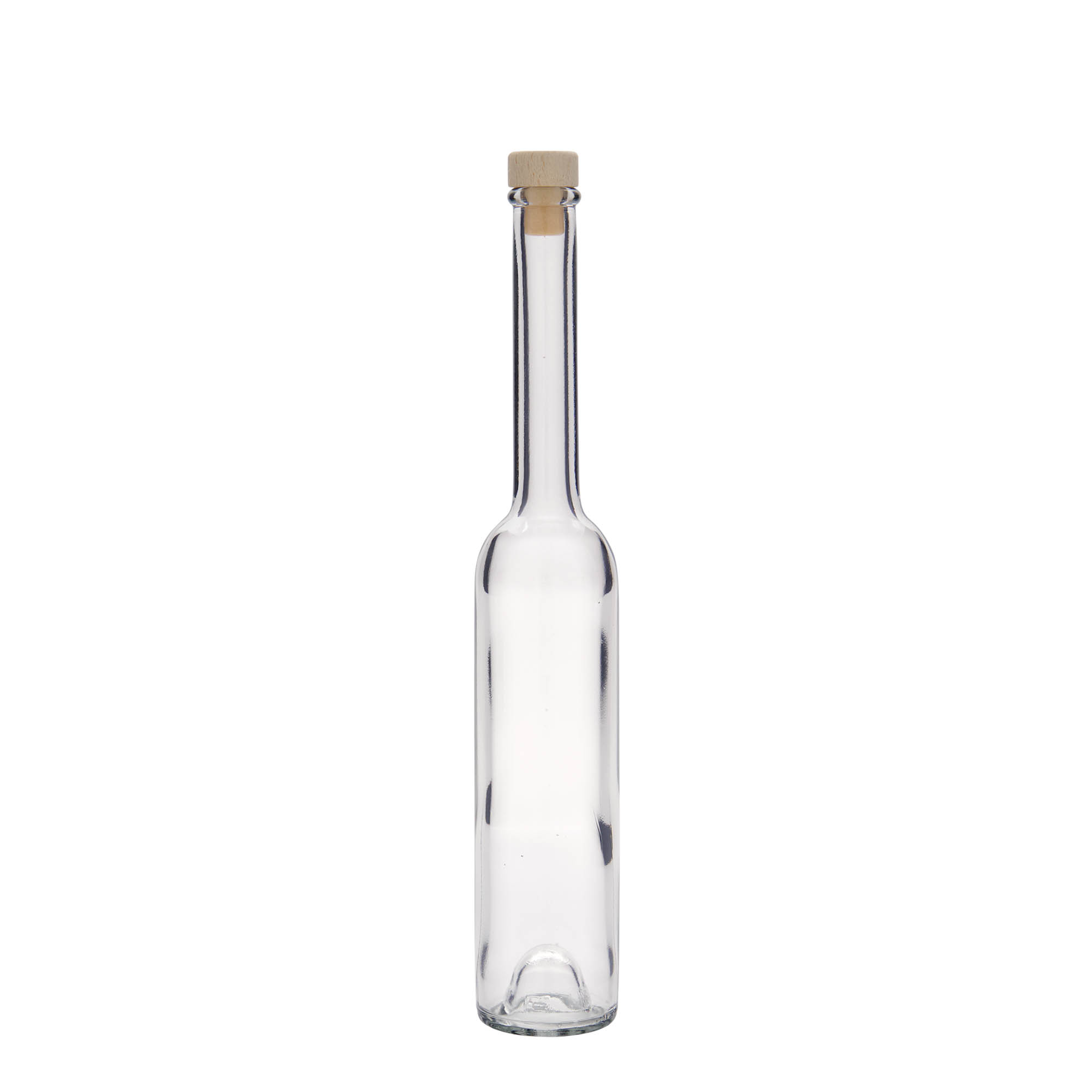 100 ml glazen fles 'Platina', opening: kurk
