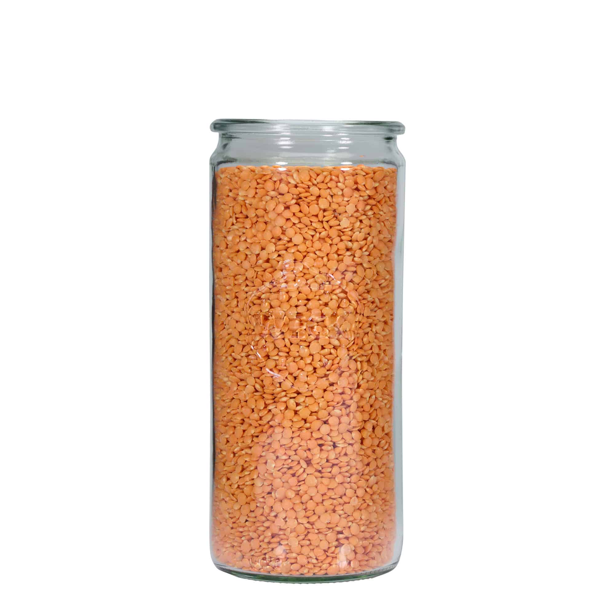 1.040 ml WECK-cilinderglas, opening: ronde rand