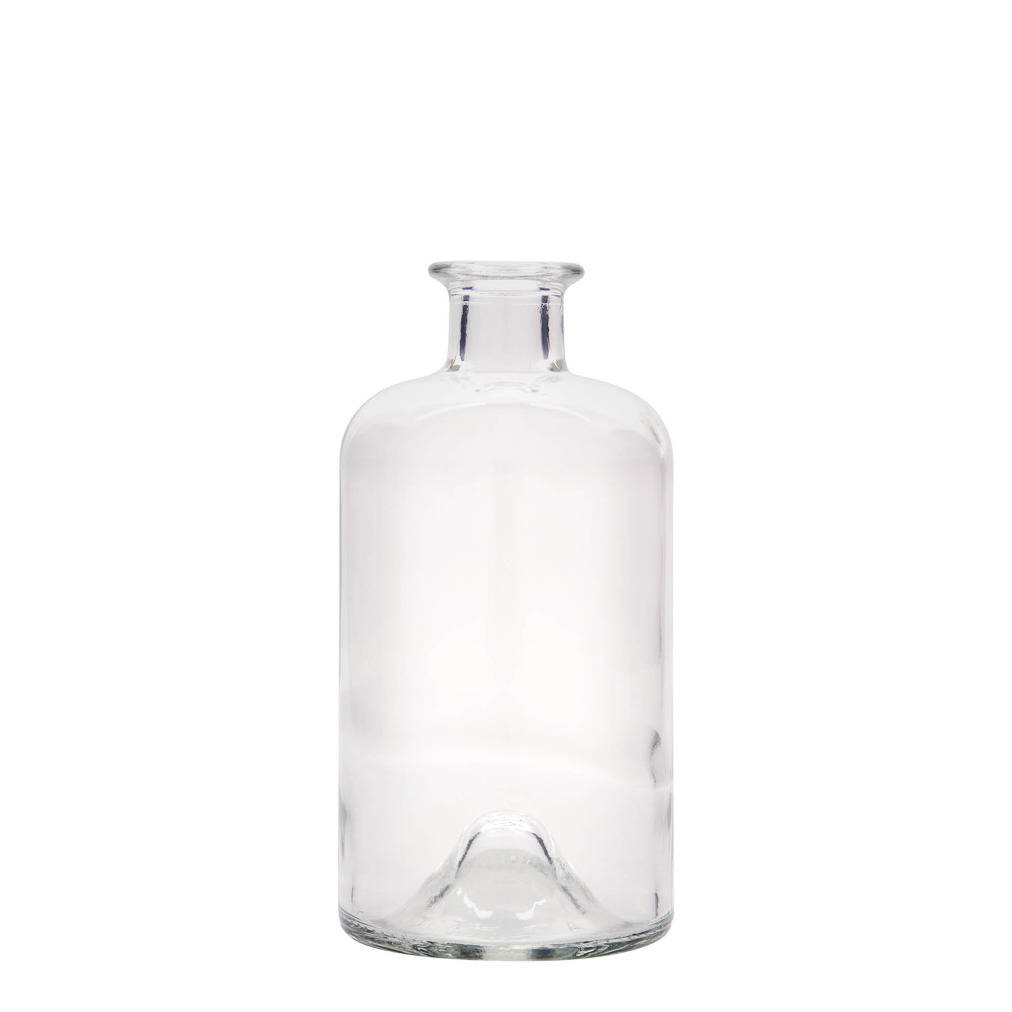 500 ml glazen fles apotheker 'Dokter', opening: kurk 500 ml glazen fles apotheker 'Dokter', opening: kurk