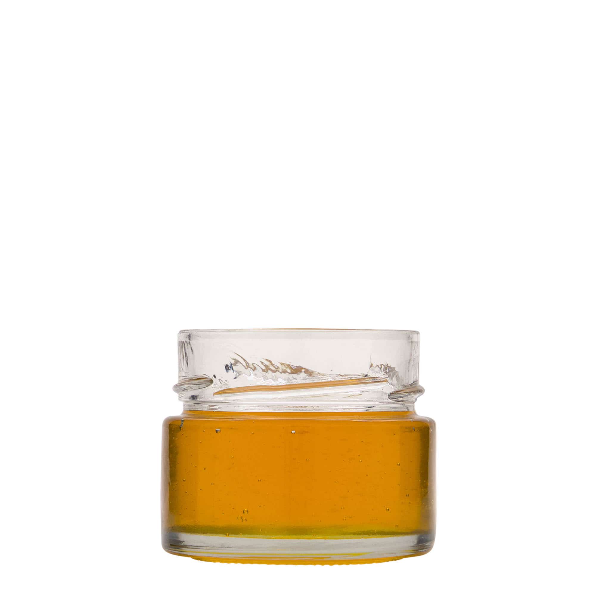 106 ml ronde glazen pot 'Albatros', opening: Extra-Deep-Twist-Off (EDTO 70)