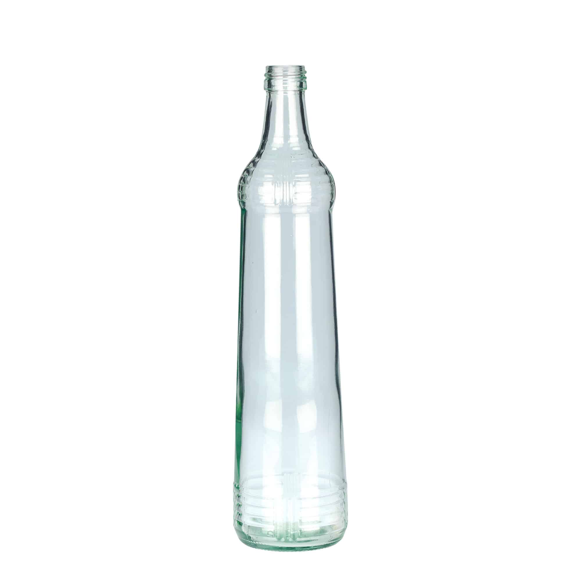700 ml glazen fles wodka Zwiebelturm, mondstuk: PP 28