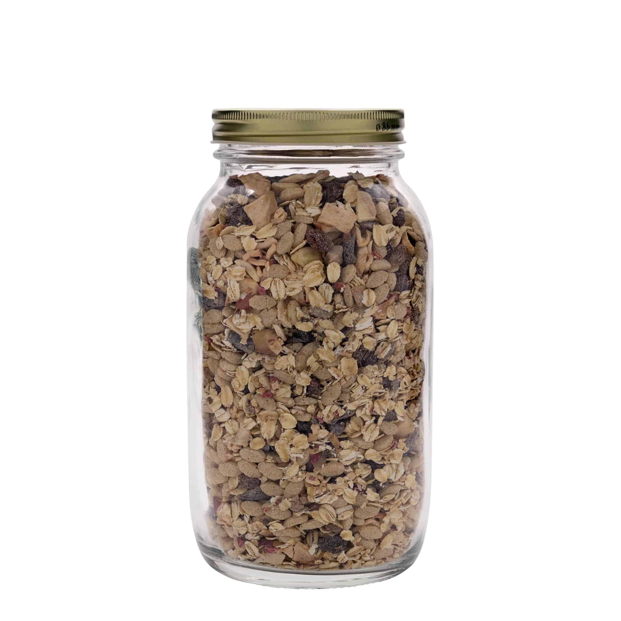 1.500 ml glas 'Quattro Stagioni', opening: schroefdop