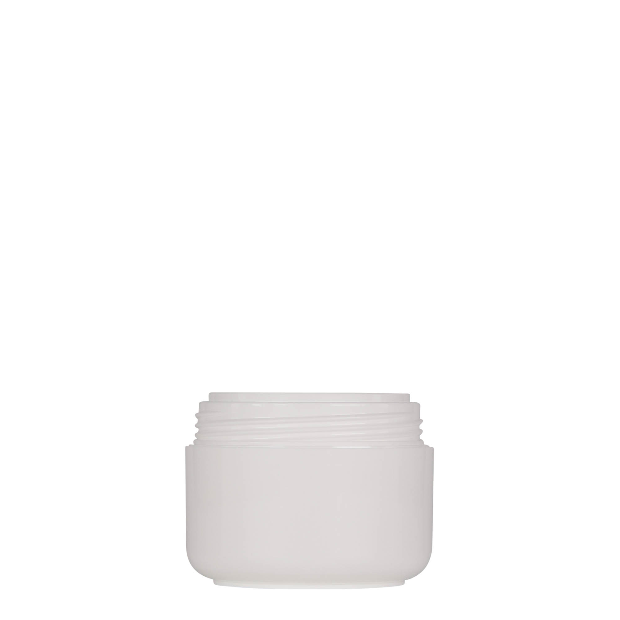 50 ml kunststofpot 'Bianca', PP, wit, opening: schroefdop 50 ml kunststofpot 'Bianca', PP, wit, opening: schroefdop