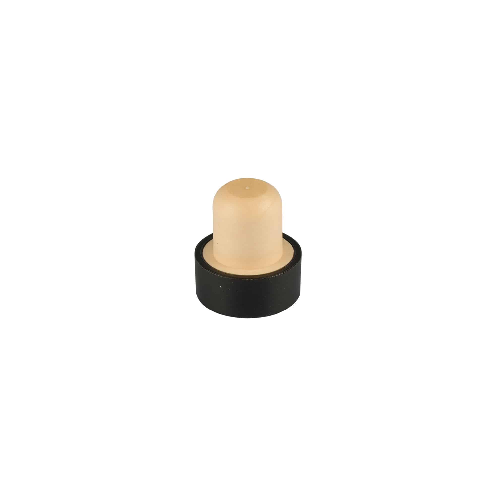 Handvatkurk 11 mm, hout, zwart, voor monding: kurk