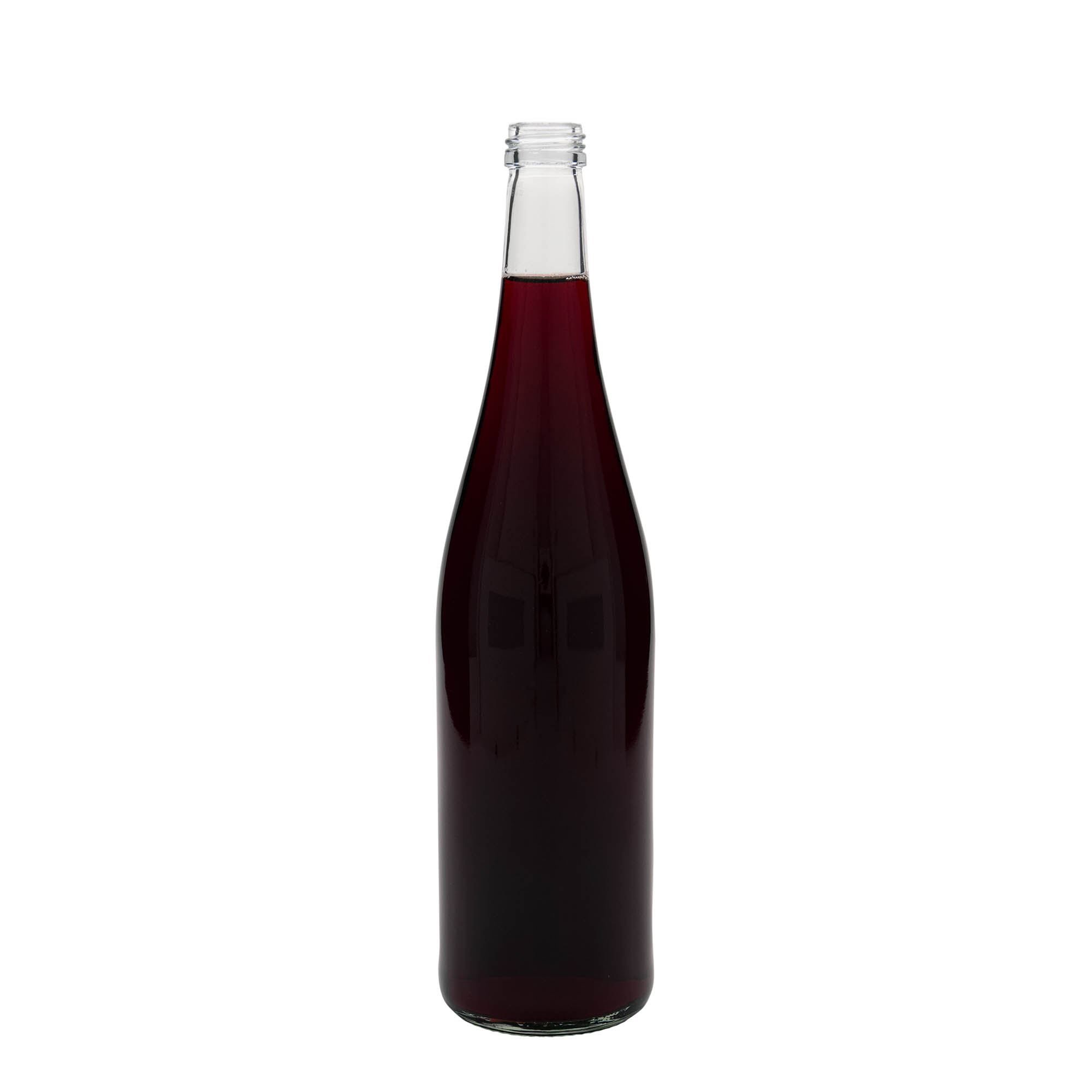 750 ml glazen fles 'Weinschlegel', monding: PP 28 750 ml glazen fles 'Weinschlegel', monding: PP 28