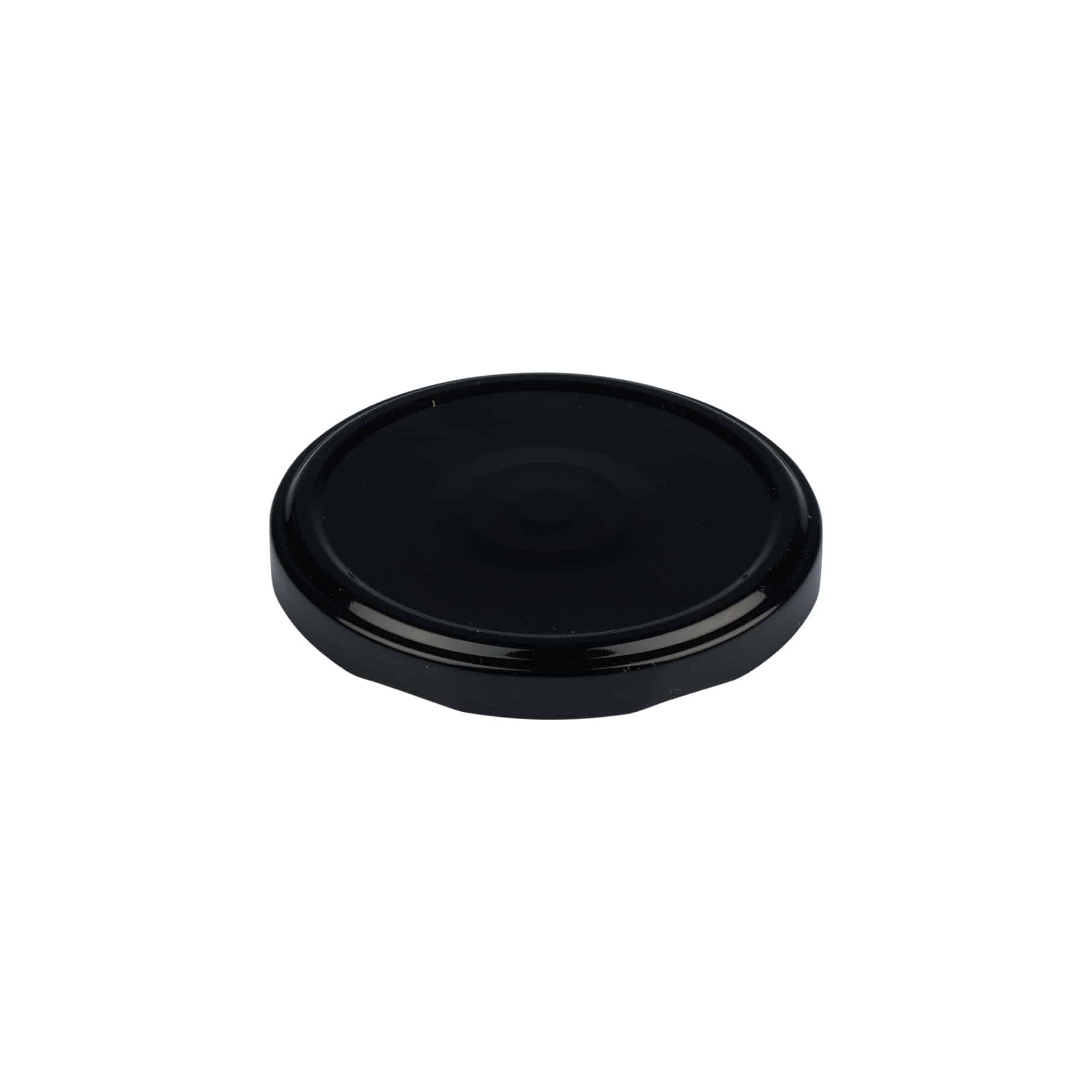 Twist-offdeksel, blik, zwart, voor monding: TO 82 Twist-offdeksel, blik, zwart, voor monding: TO 82