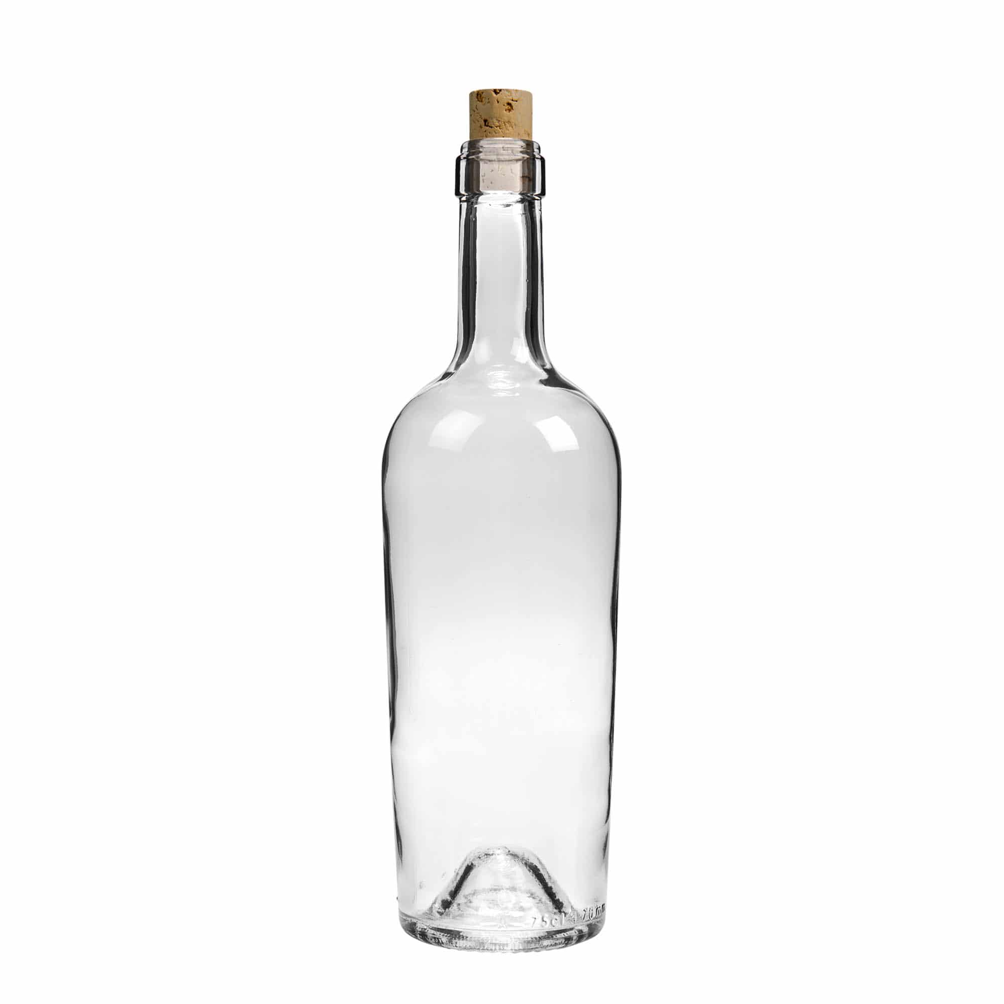 750 ml wijnfles 'Imperiale', hals: kurk