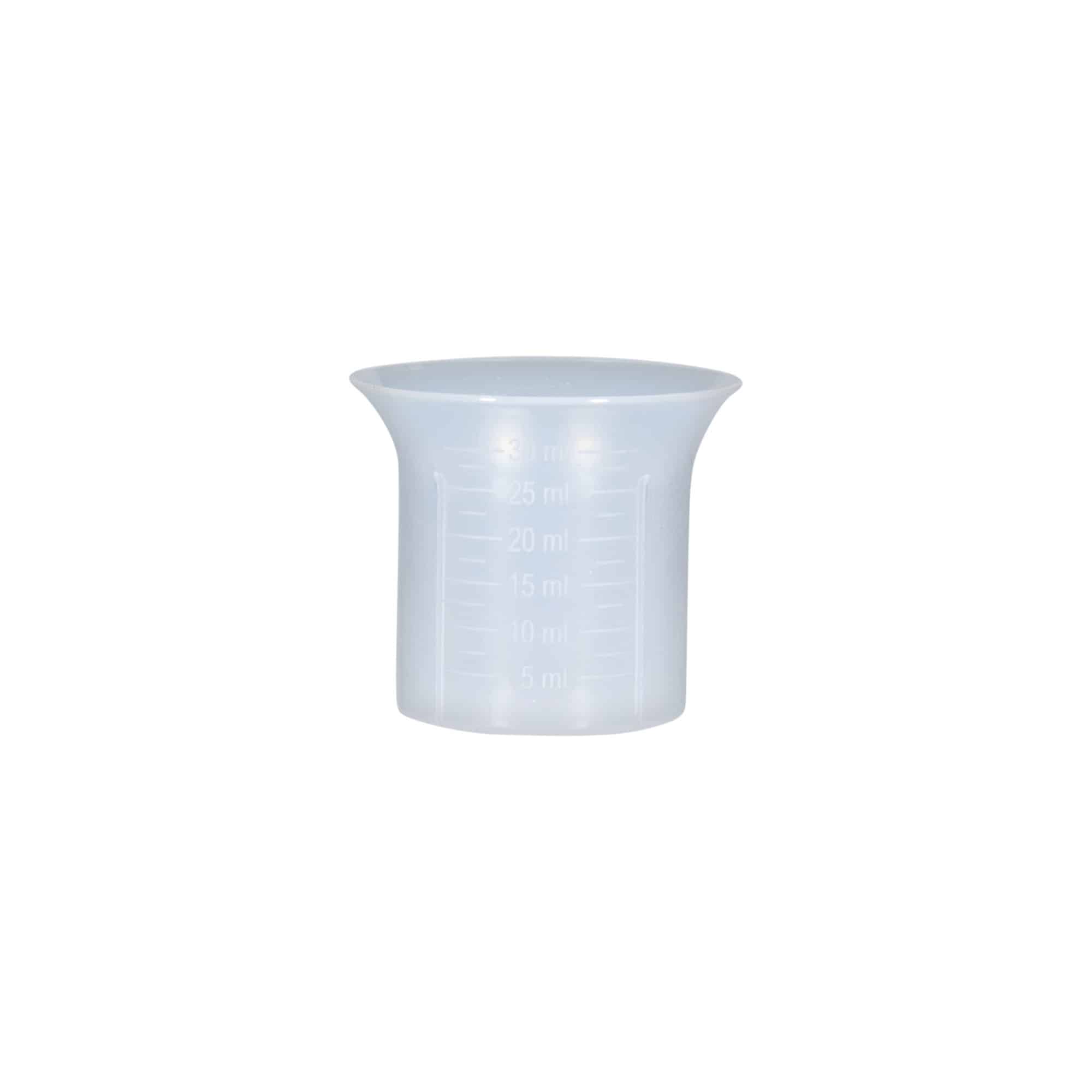 Maatbeker 5-30 ml, PP-kunststof
