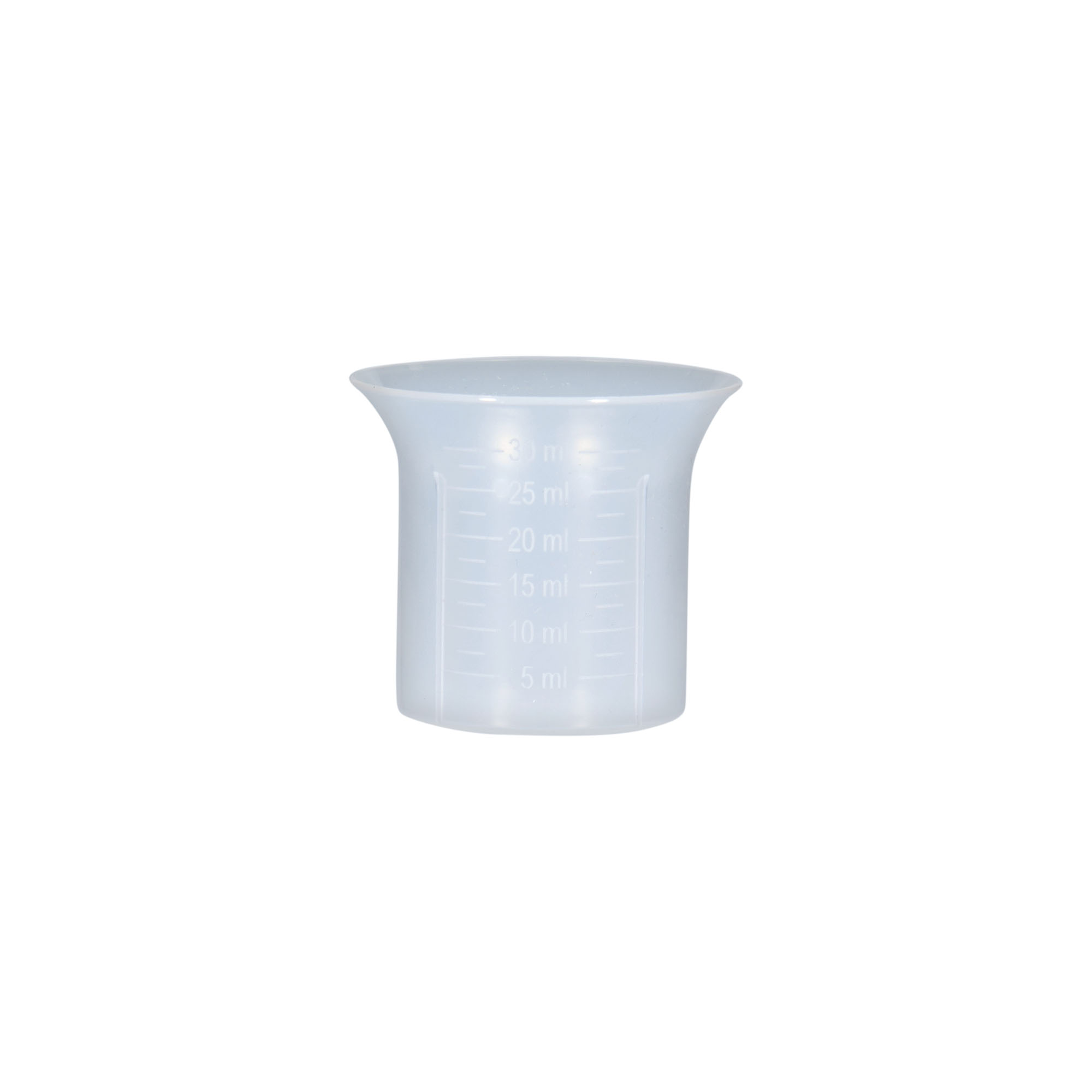 Maatbeker 5-30 ml, PP-kunststof