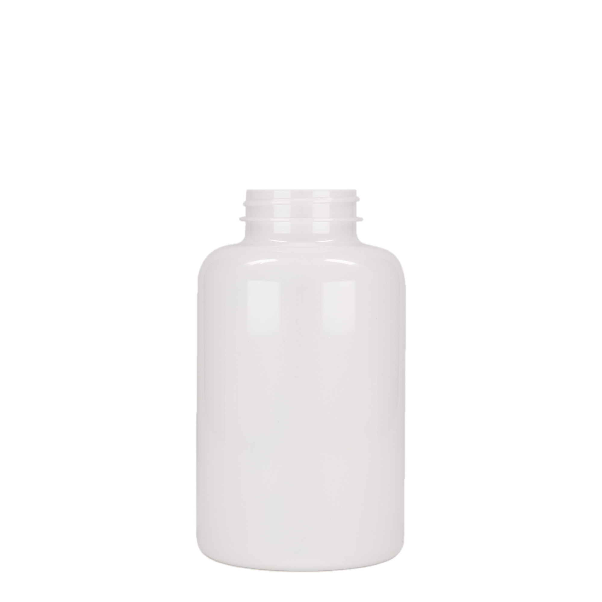 500 ml PET-fles, kunststof, wit, hals: 45/400 500 ml PET-fles, kunststof, wit, hals: 45/400