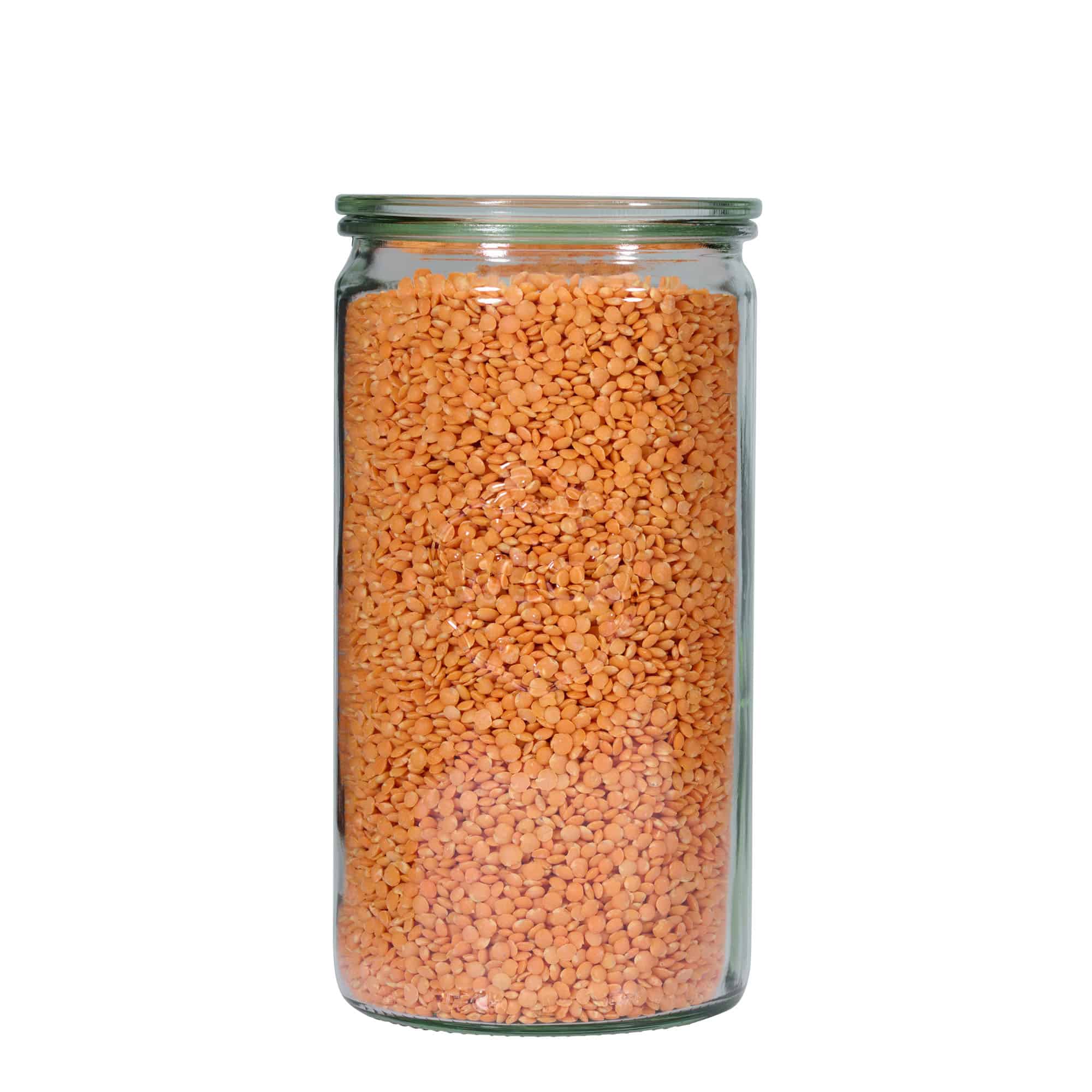 1.575 ml WECK-cilinderglas, monding: ronde rand