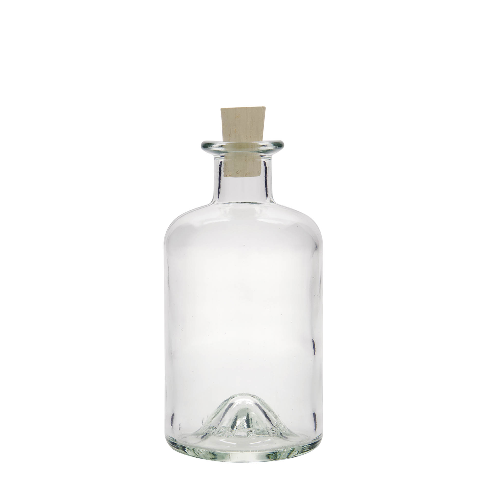 350 ml glazen fles apotheker, opening: kurk 350 ml glazen fles apotheker, opening: kurk
