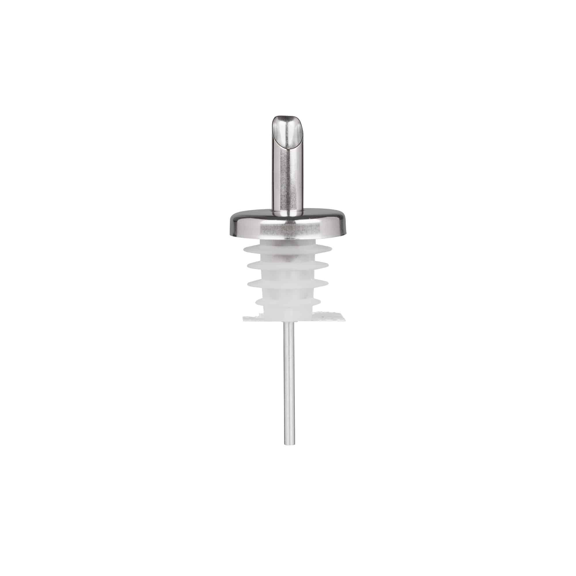 Uitgieter Inox olie, roestvrij staal, zilver