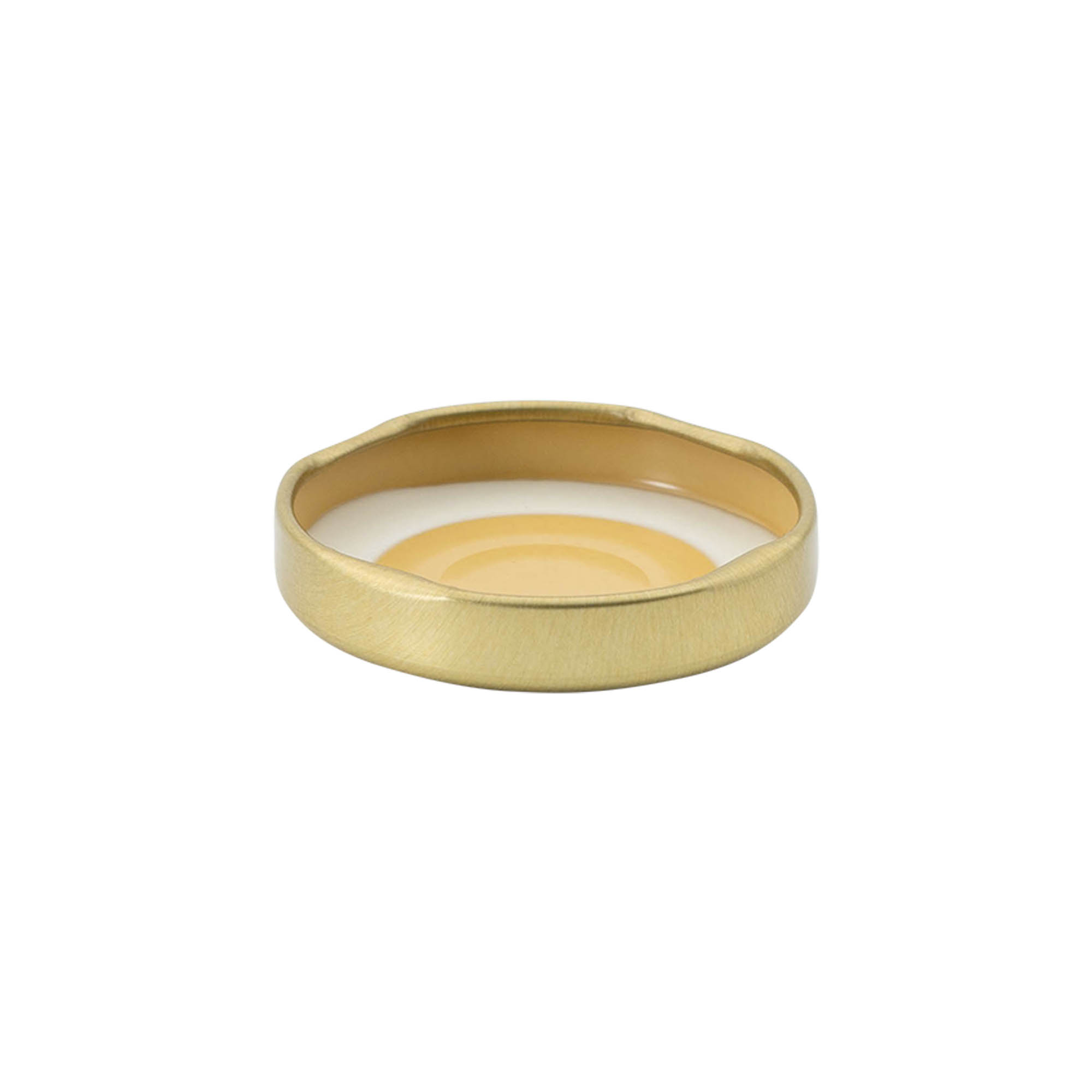Twist-off-dop #, witblik, goud, voor opening: TO 43 Twist-off-dop #, witblik, goud, voor opening: TO 43