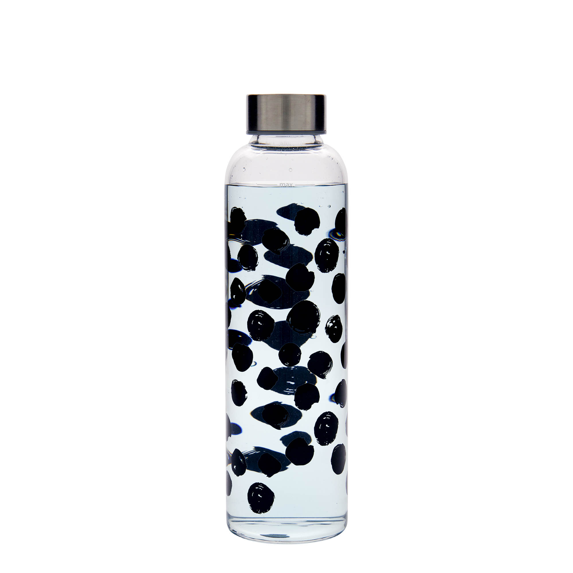 500 ml drinkfles 'Perseus - Zwarte stippen', opening: schroefdop 500 ml drinkfles 'Perseus - Zwarte stippen', opening: schroefdop