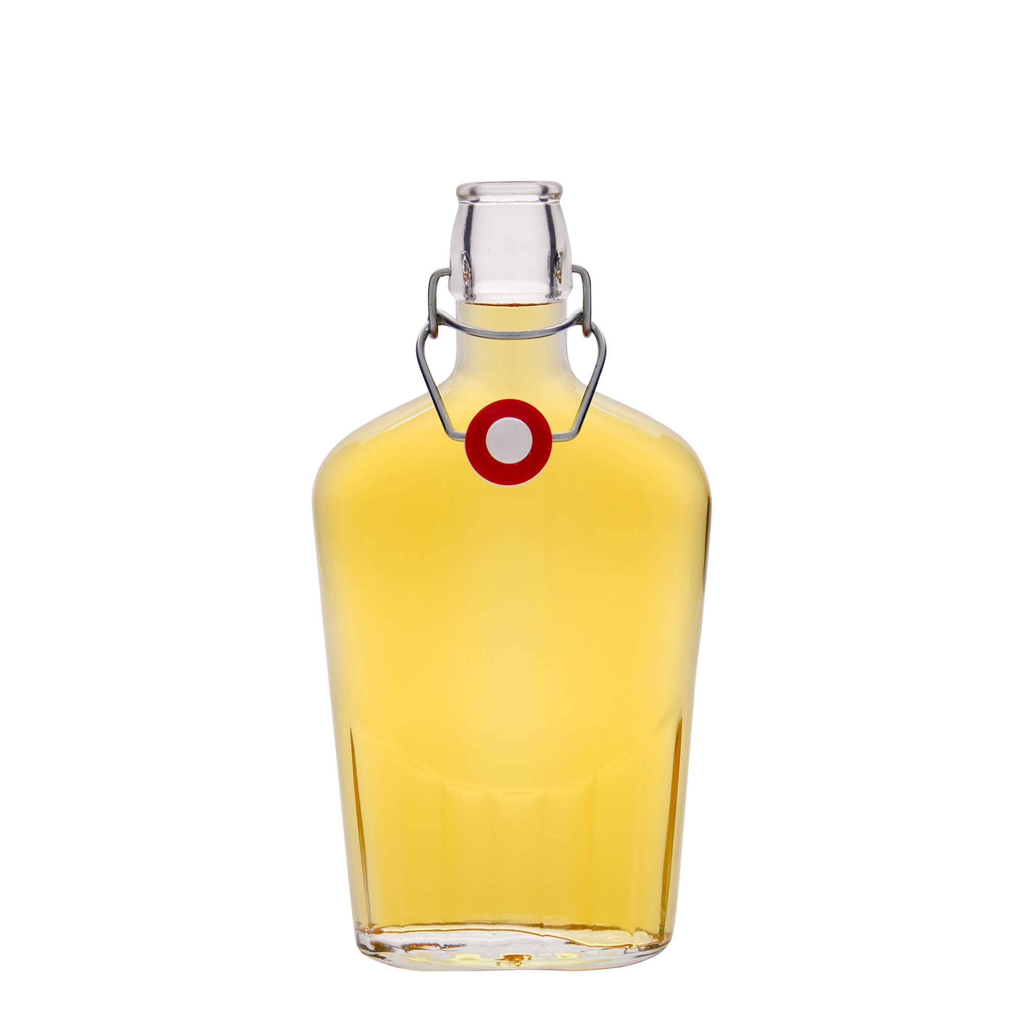 500 ml glazen fles 'Fiaschetta', ovaal, opening: beugelsluiting