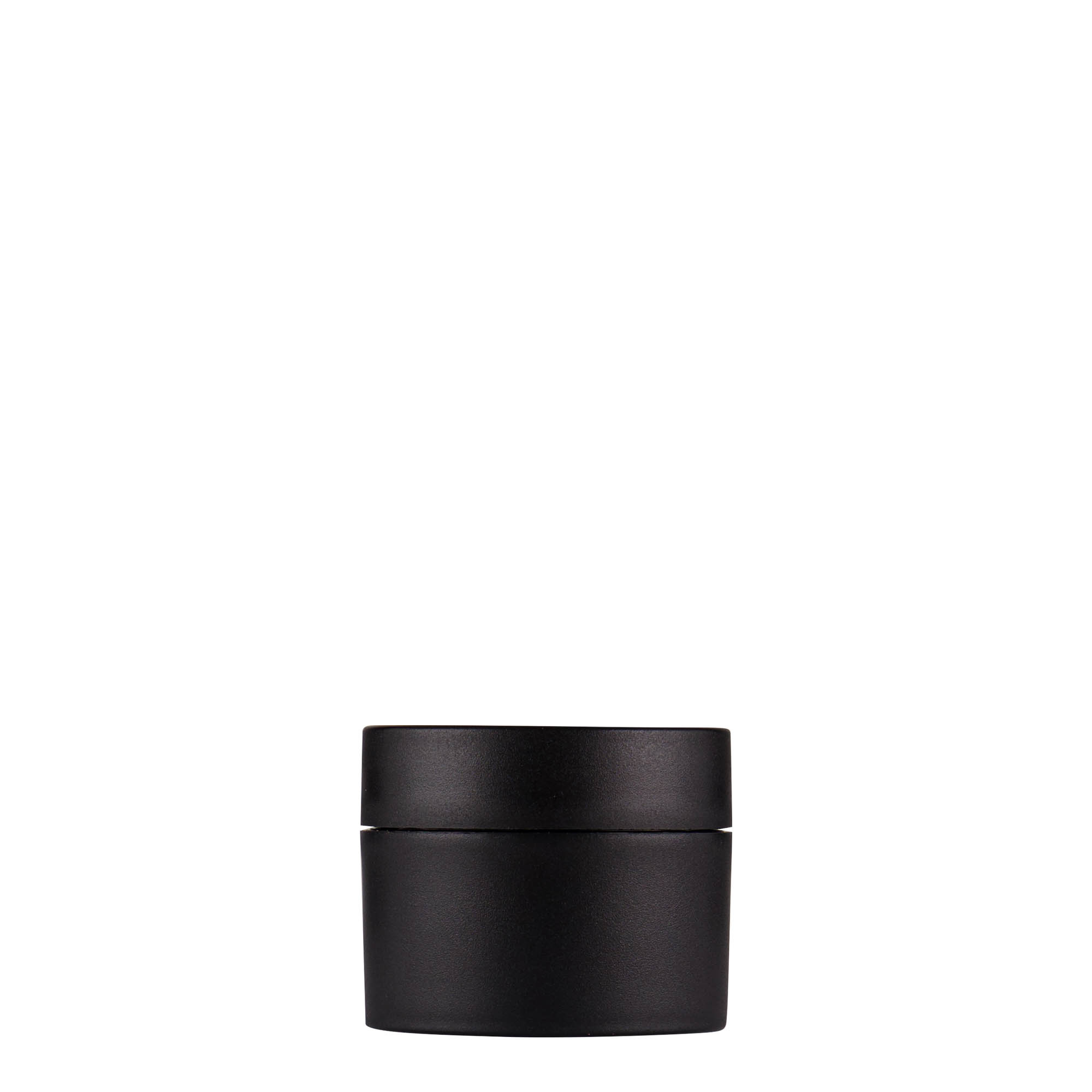 15 ml kunststofpot 'Antonella', PP, zwart, opening: schroefdop