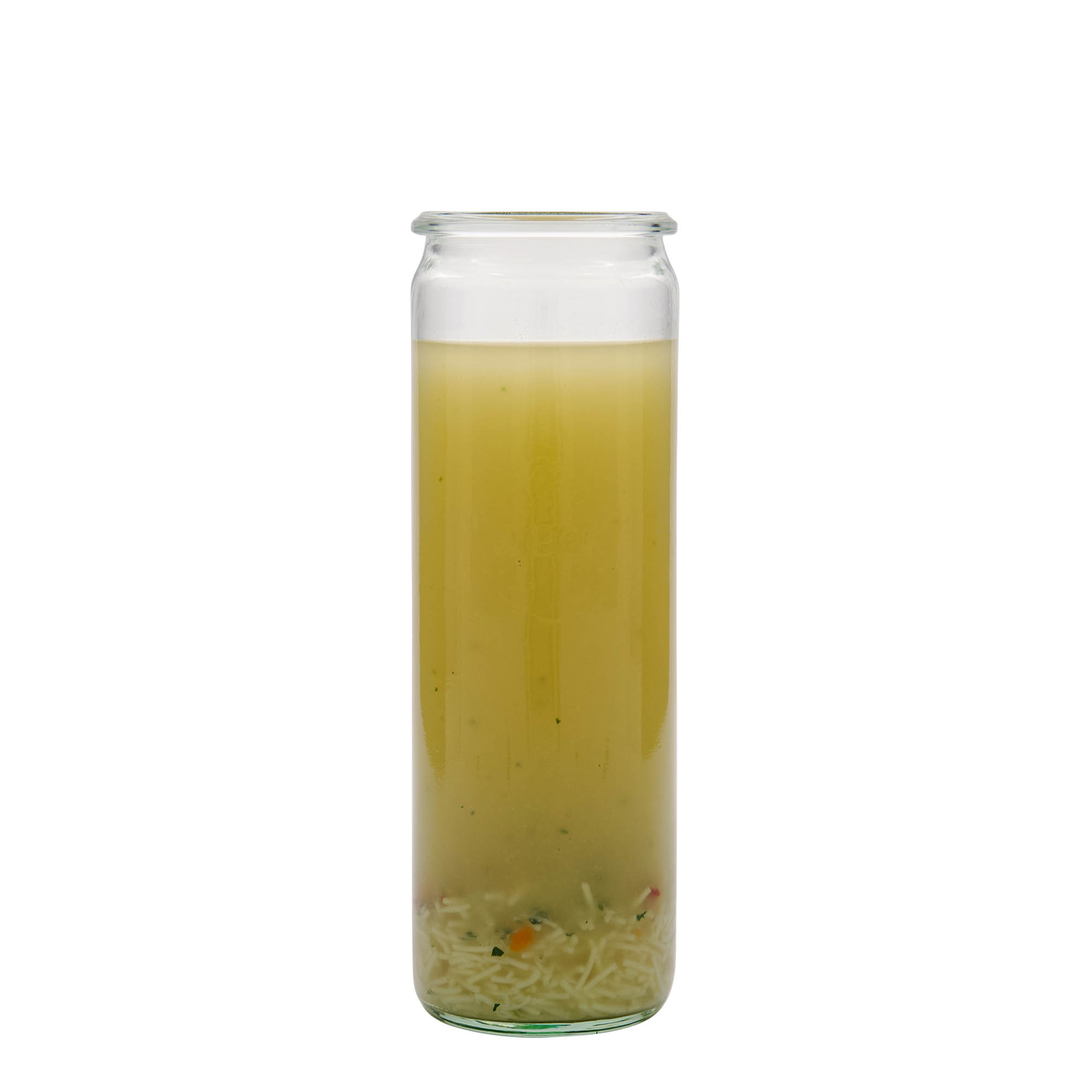 Cilindrische WECK-pot, 600 ml, monding: ronde rand