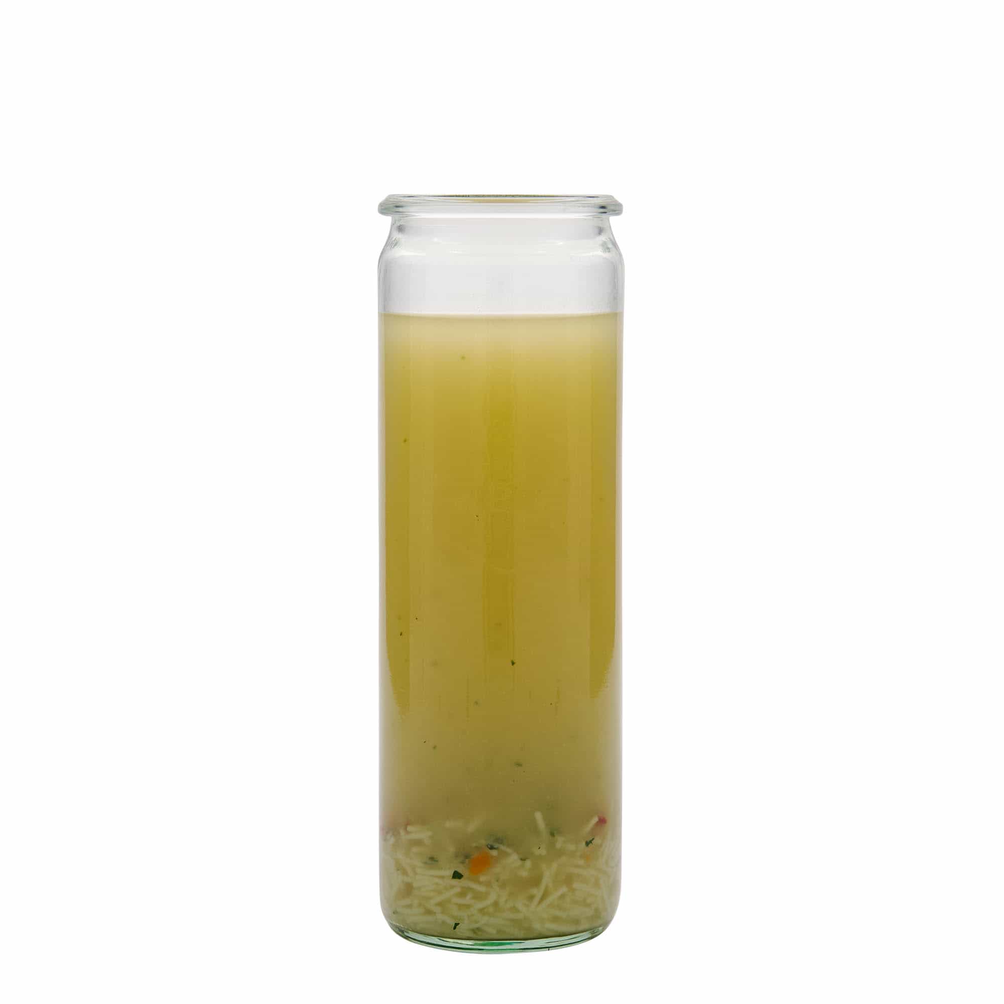 600 ml WECK-cilinderglas, opening: ronde rand