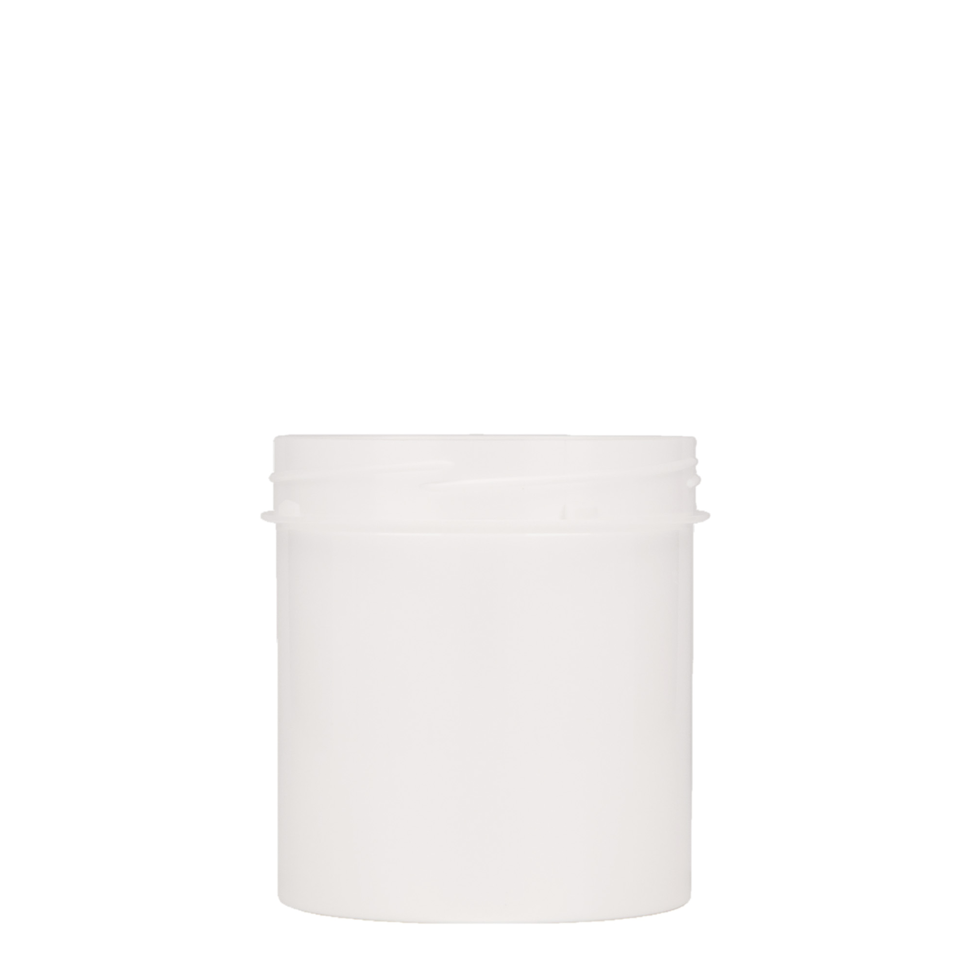 Plastic pot 'Securilock', 250 ml, PP, wit, monding: schroefsluiting Plastic pot 'Securilock', 250 ml, PP, wit, monding: schroefsluiting