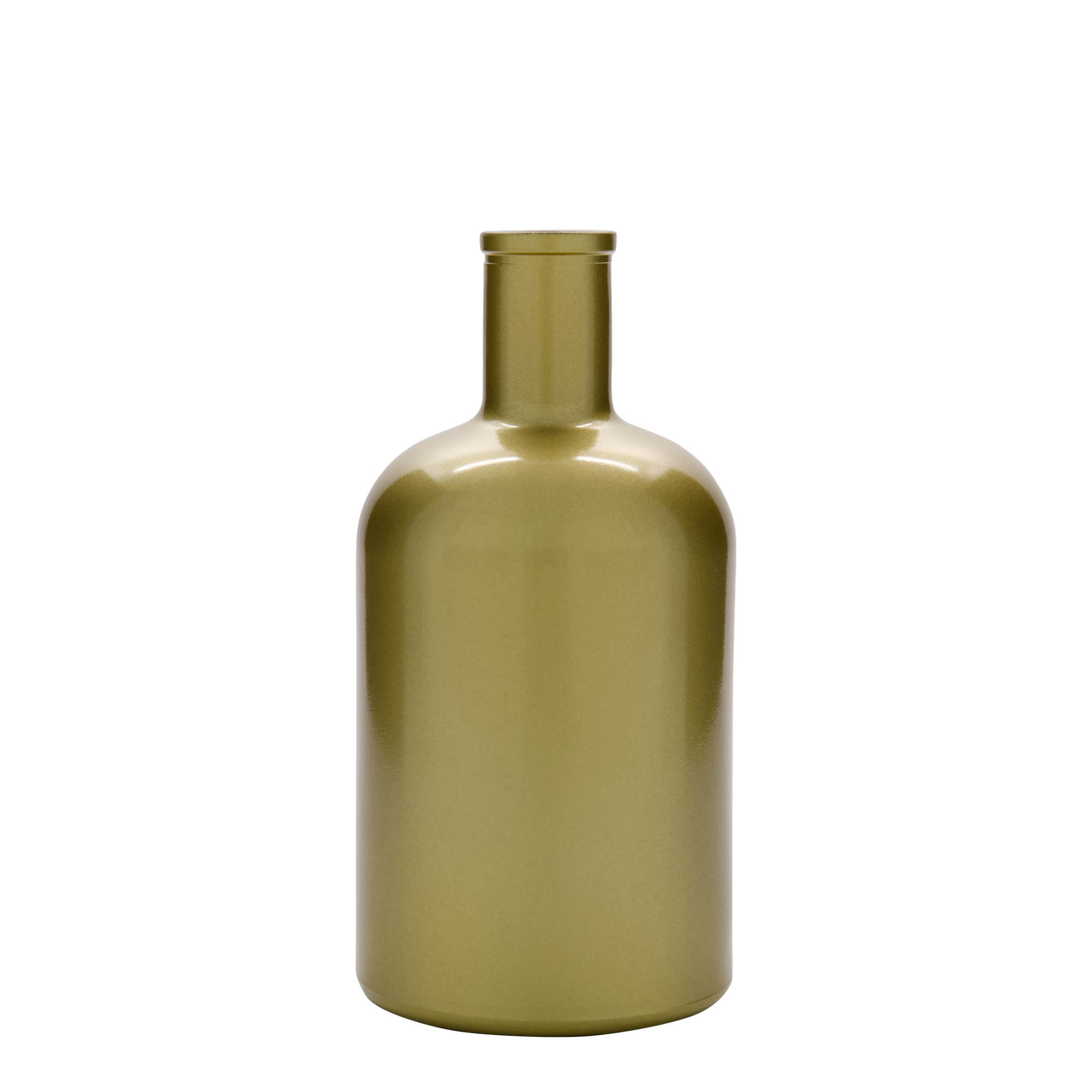 700 ml glazen fles 'Gerardino', goud, opening: kurk