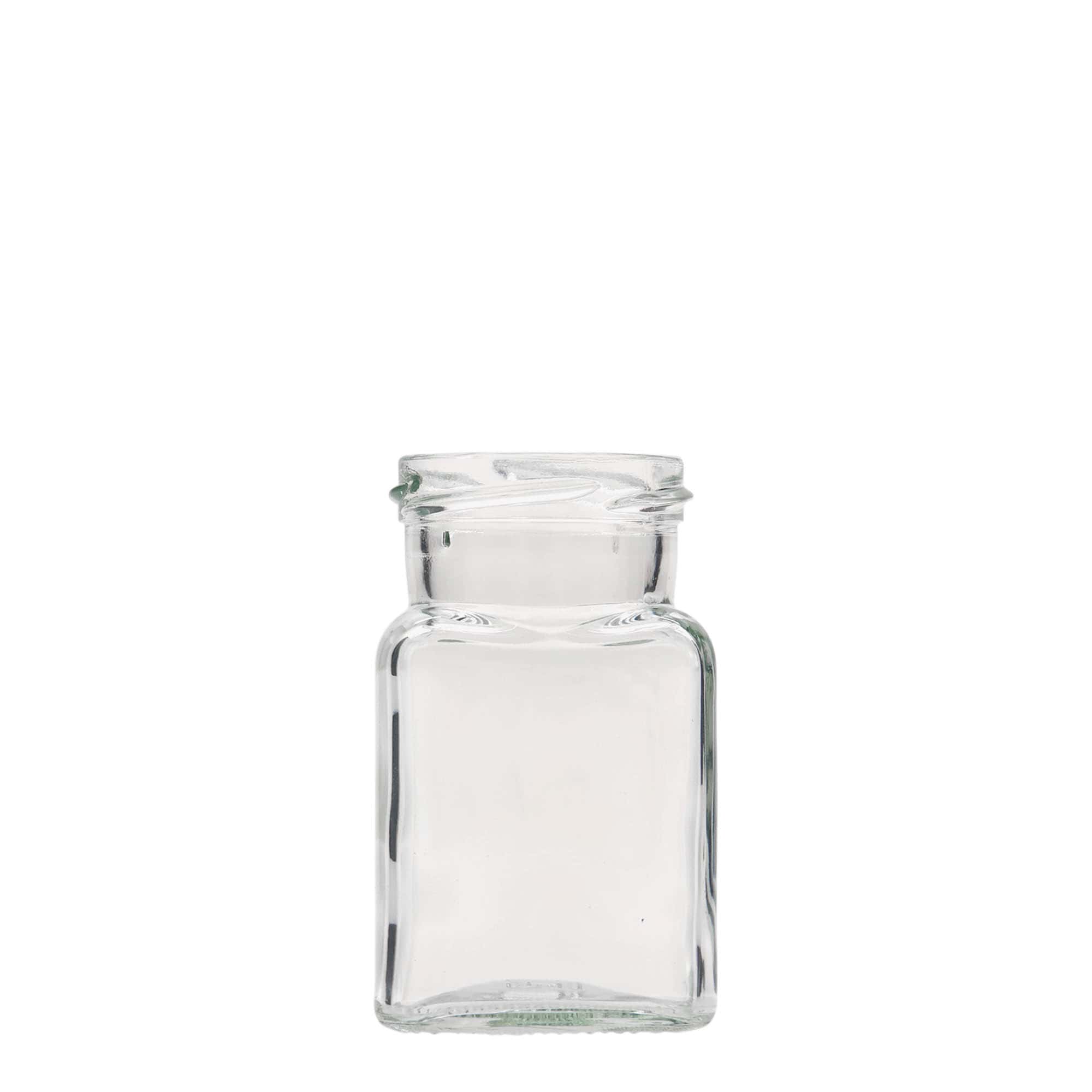 150 ml vierkantglas, opening: Twist-Off (TO 53)