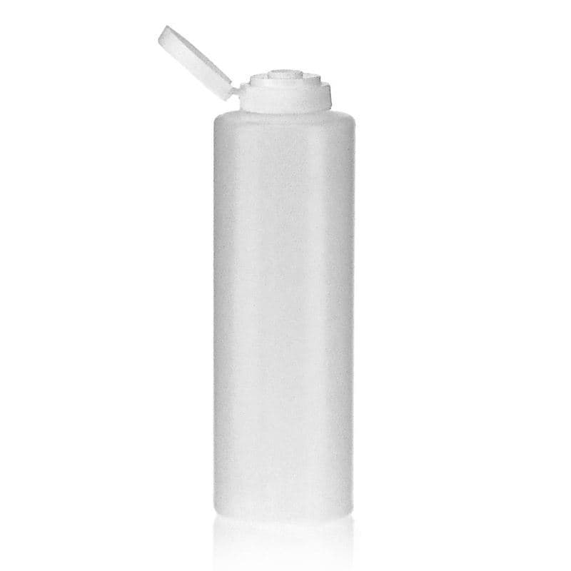 Sausfles, 500 ml, LDPE-kunststof, naturel, monding: GPI 38/400