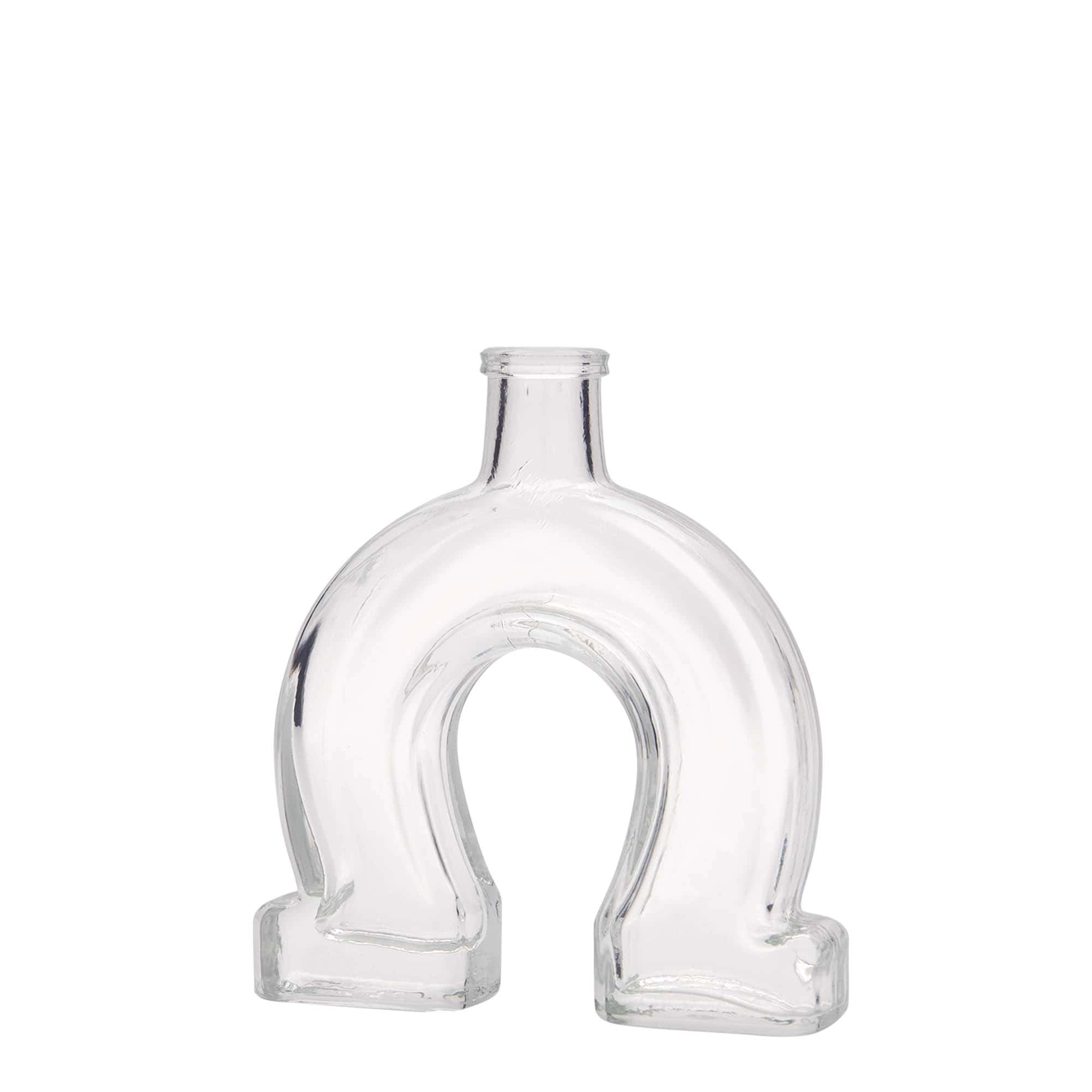 100 ml glazen fles 'Horseshoe', opening: kurk