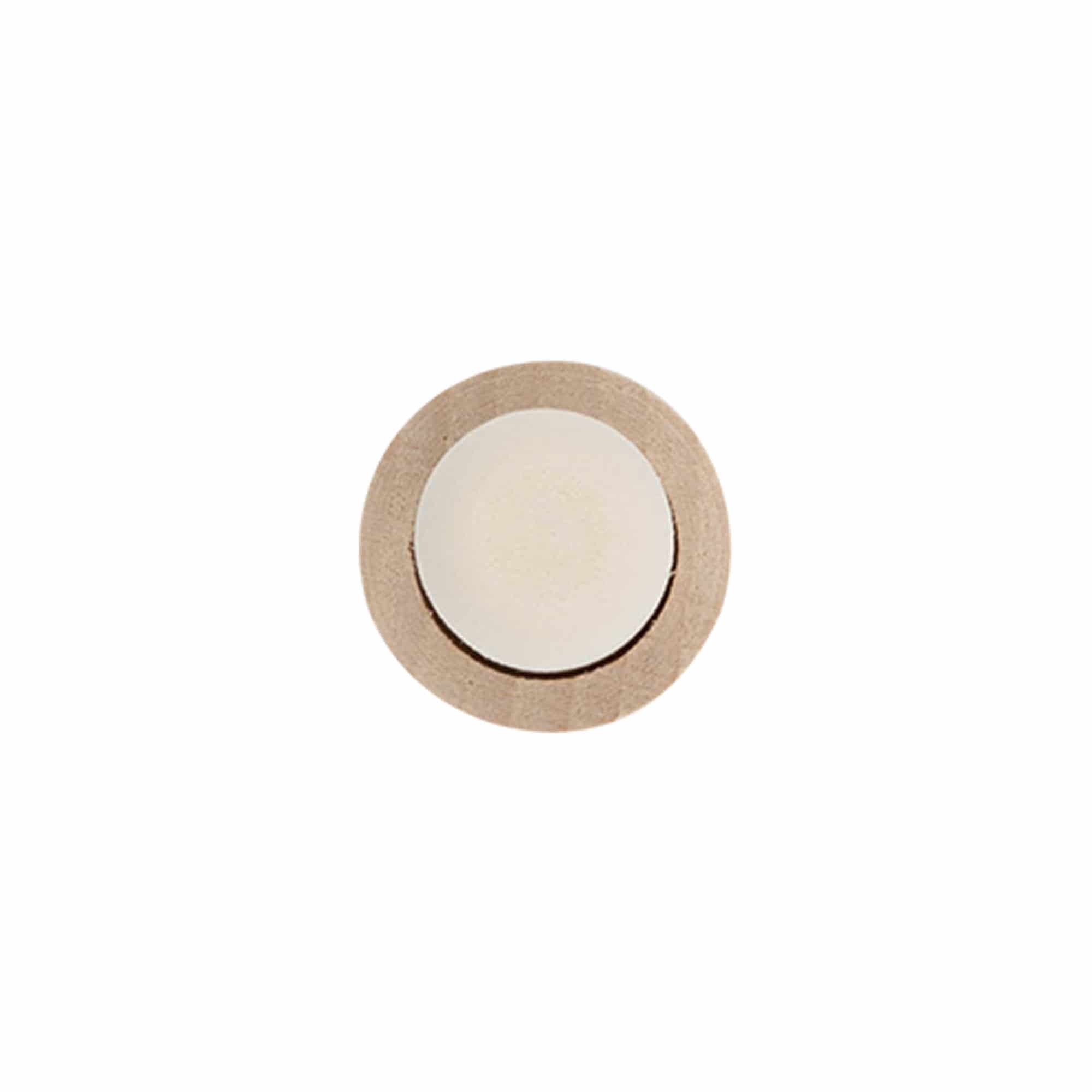 Handvatkurken 19 mm, hout/kunststof, voor monding: kurk