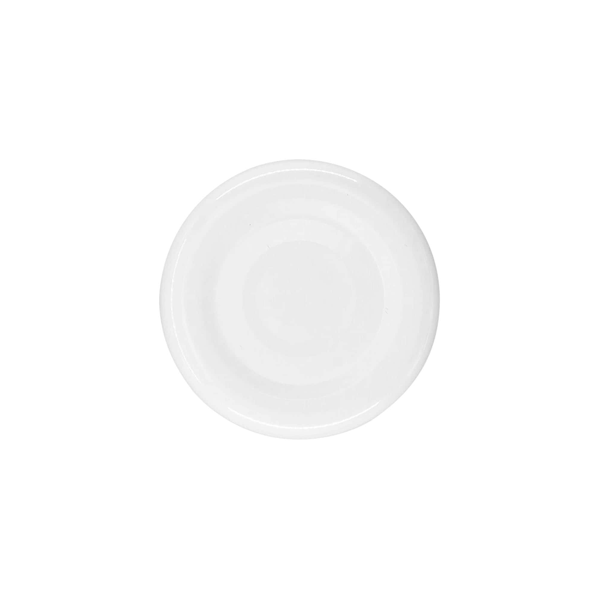 Twist-off-deksel, wit blik, wit, voor opening: TO 38 Twist-off-deksel, wit blik, wit, voor opening: TO 38