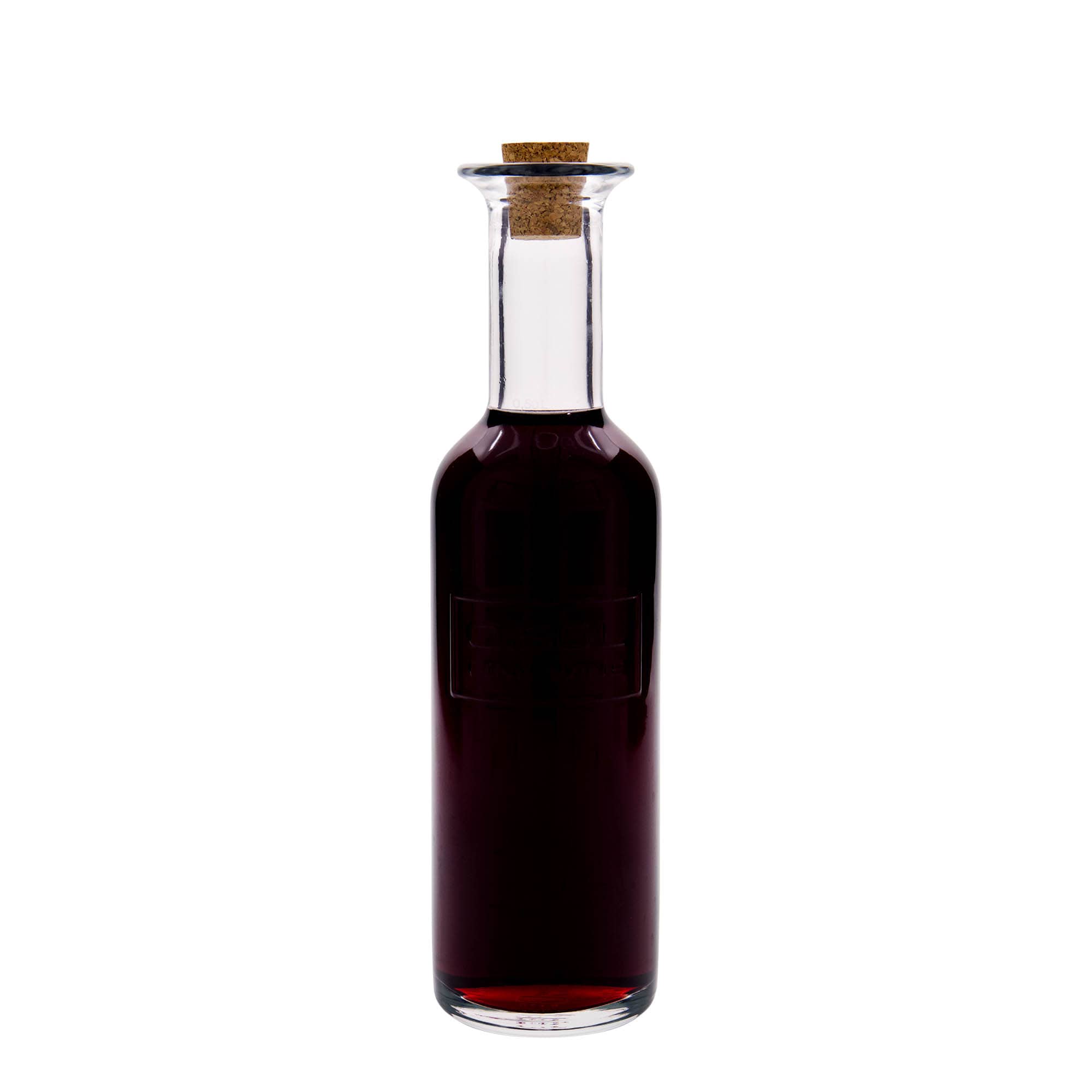 500 ml glazen fles 'Optima Fine Wine', hals: kurk