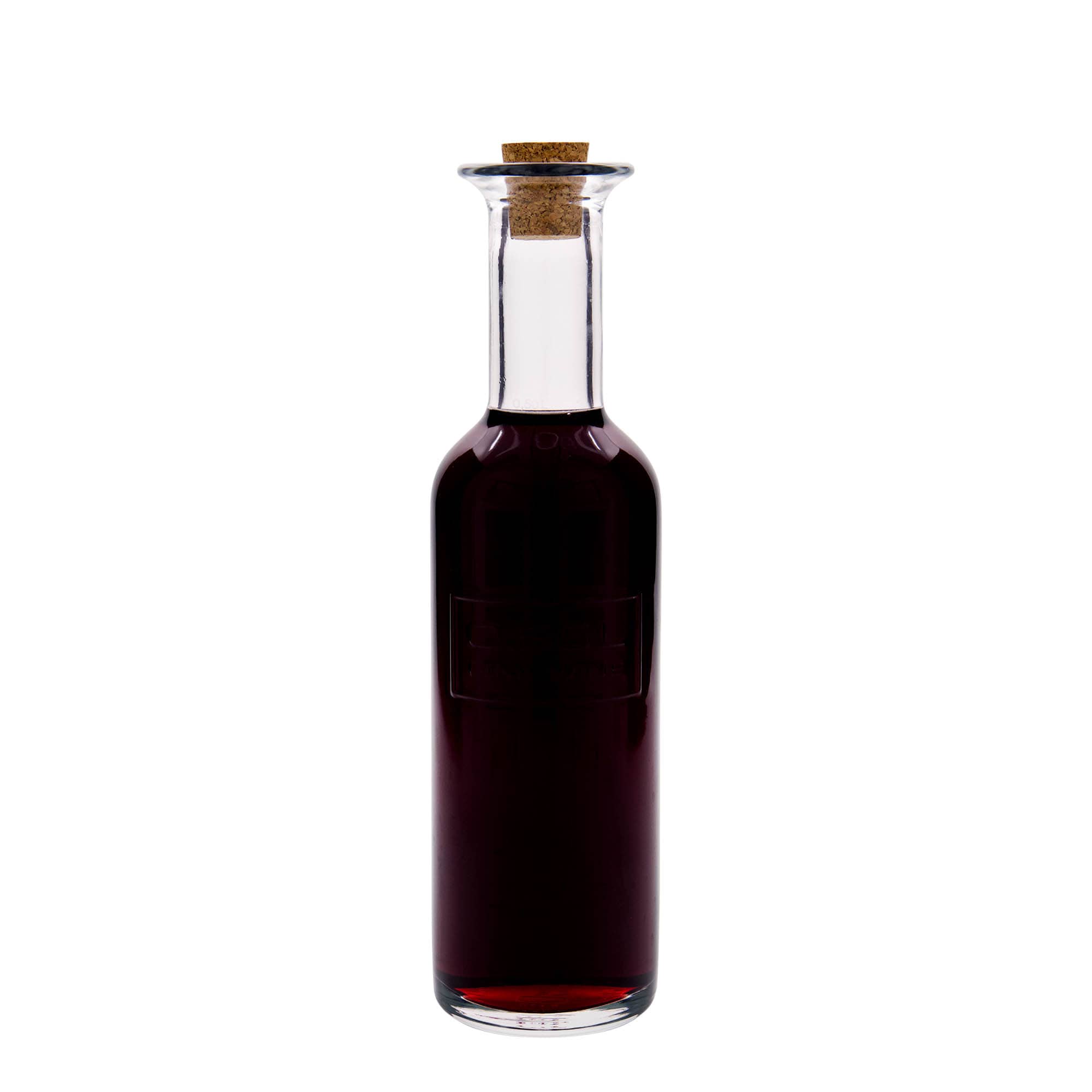 500 ml glazen fles 'Optima Fine Wine', hals: kurk