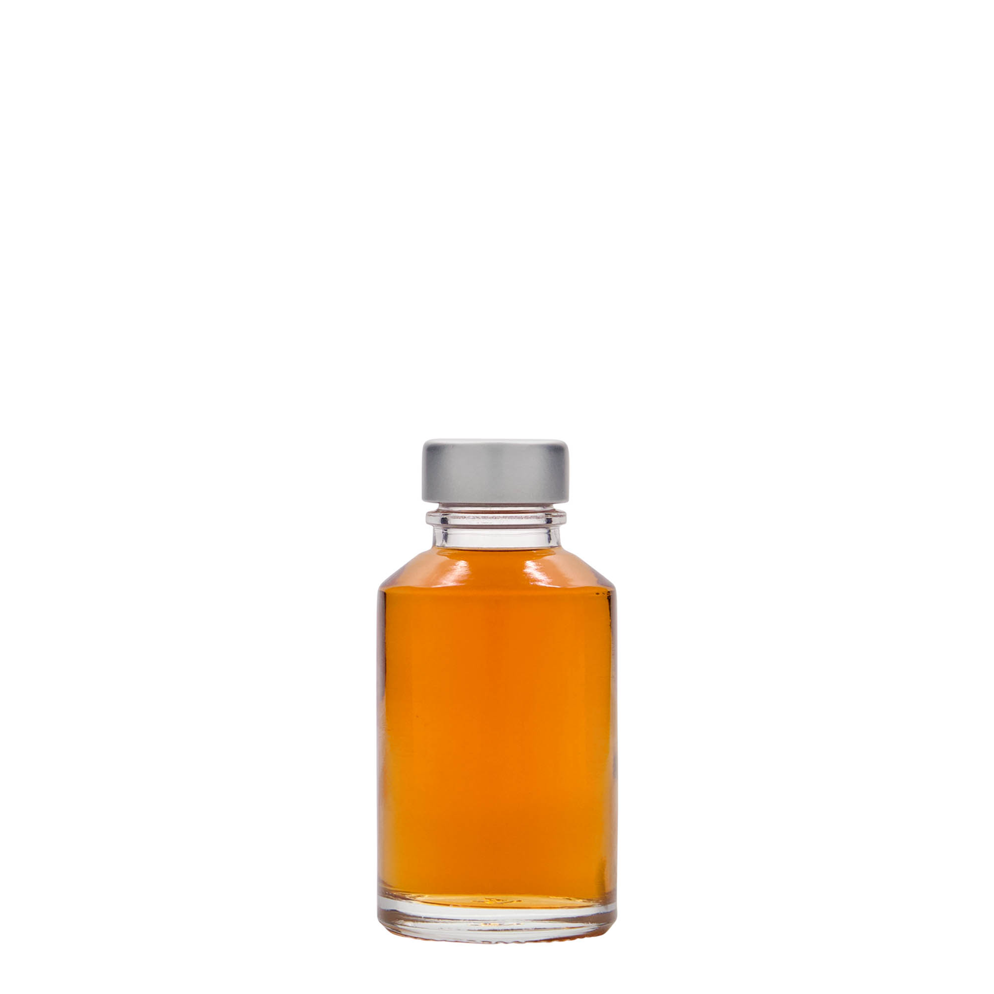 50 ml glazen fles 'Hella', opening: GPI 22 50 ml glazen fles 'Hella', opening: GPI 22