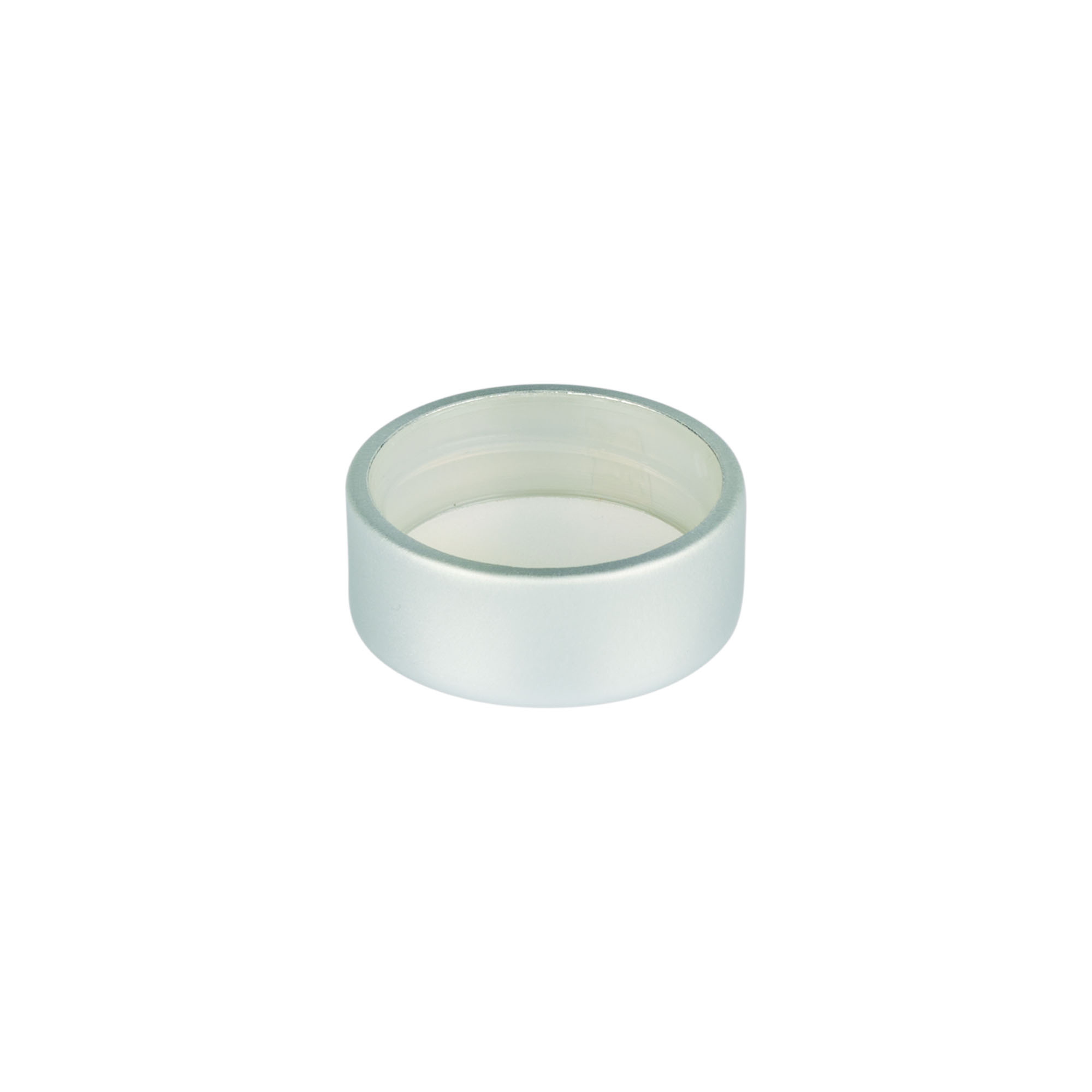 Schroefdop, metaal, zilver, voor opening: GPI 28/400